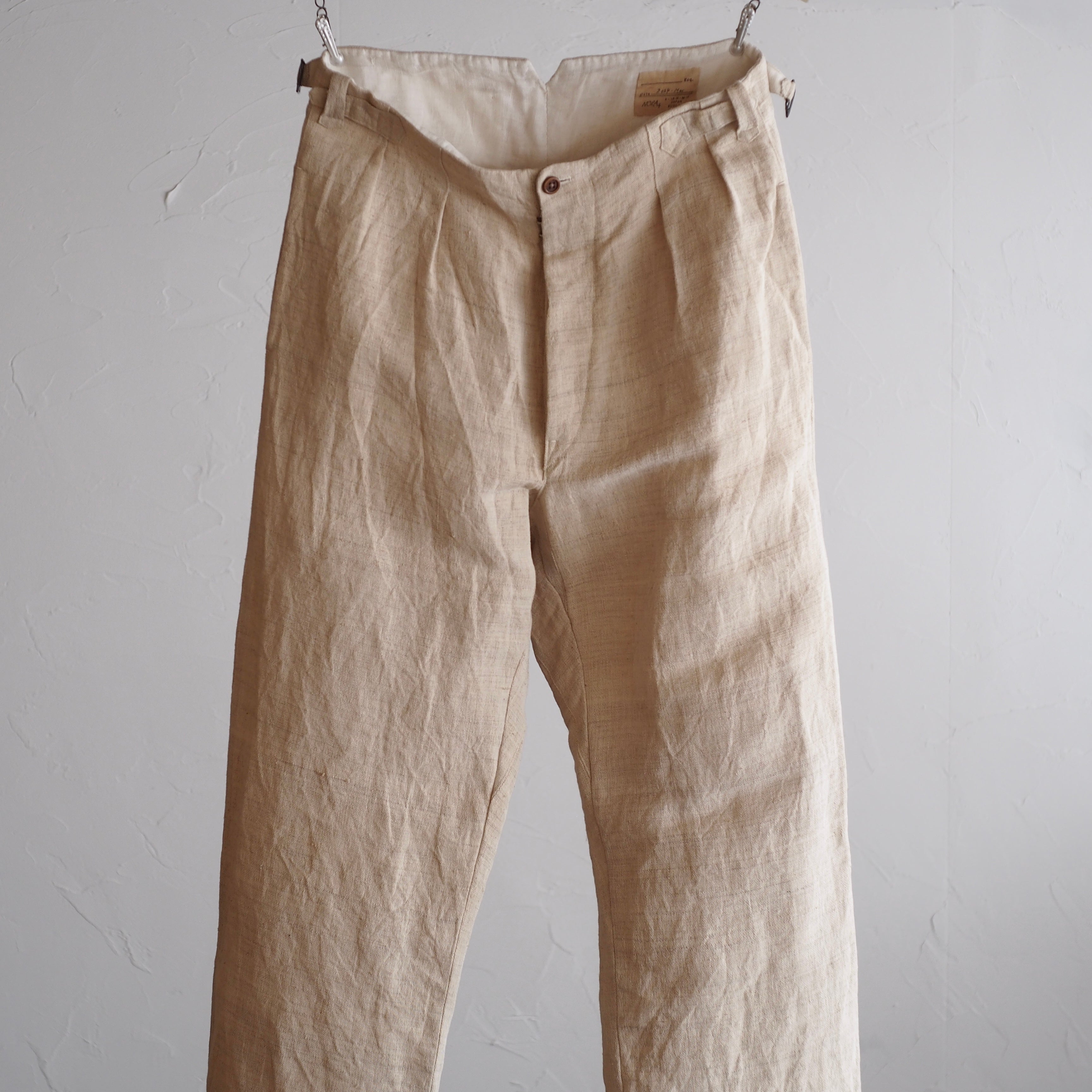 NORA WORK PANTS~japan old cotton/hemp