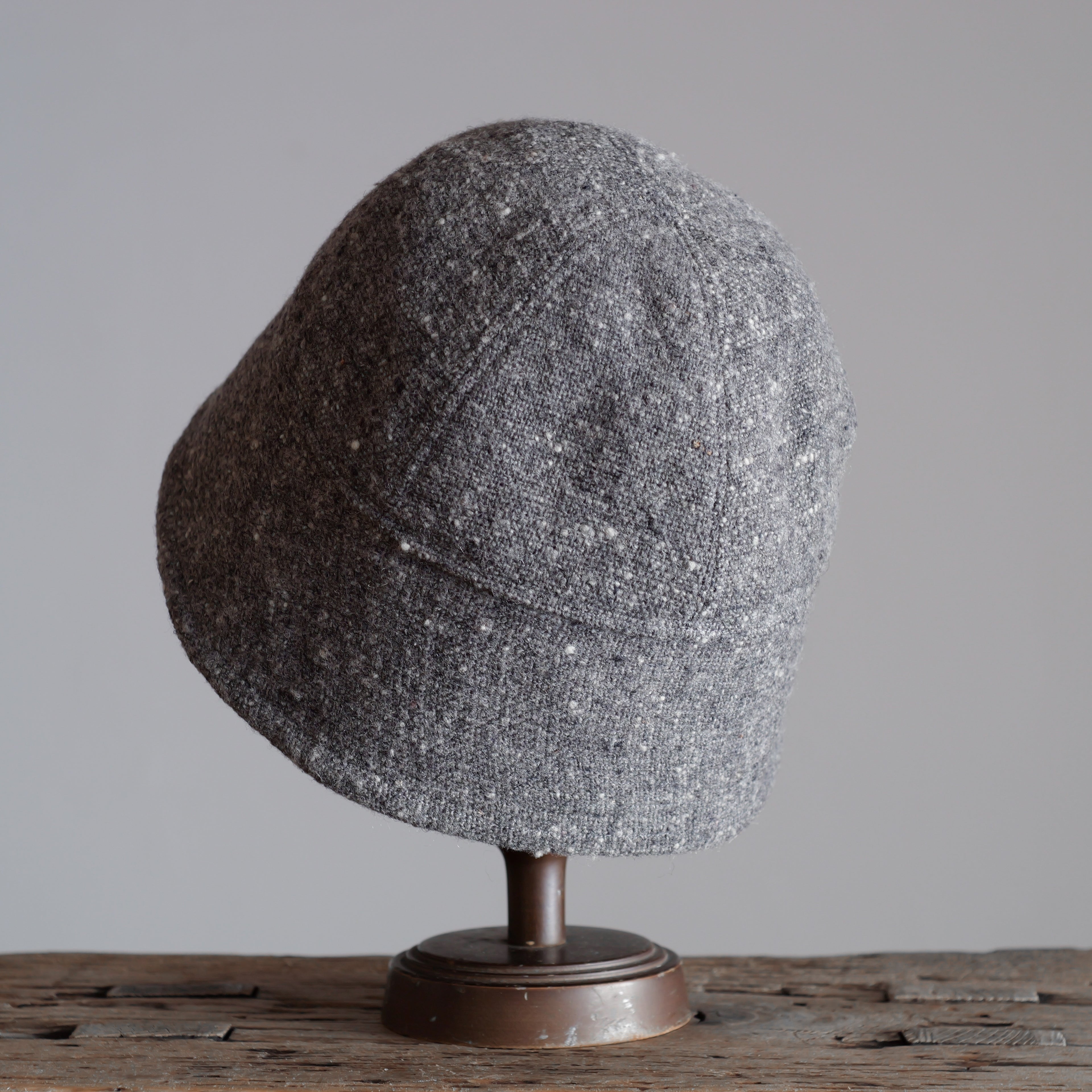 NORA HAT ~type 1st~japan old handwoven wool fabric