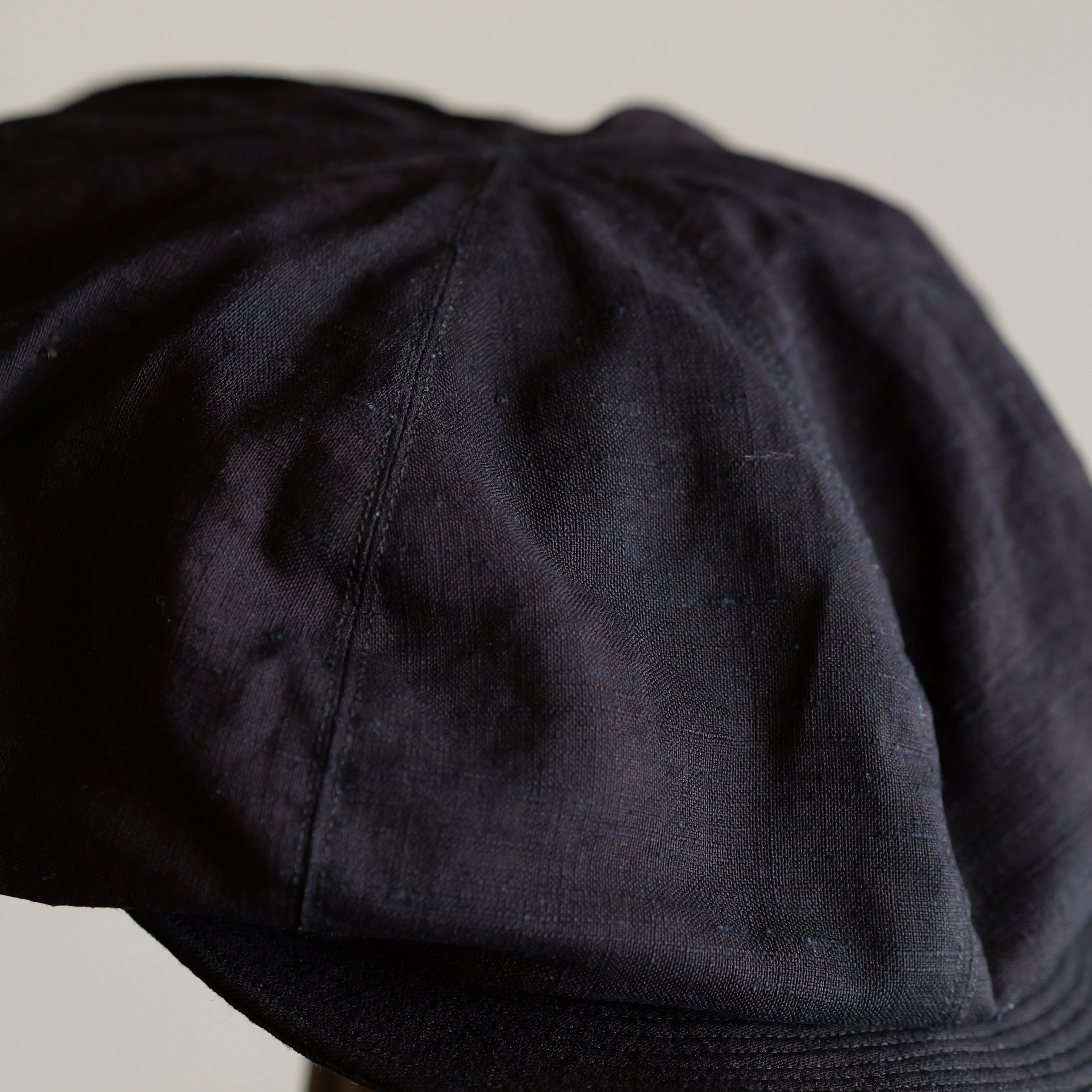 NORA CAP ~type newsboy~60 japan old indigo silk fabric