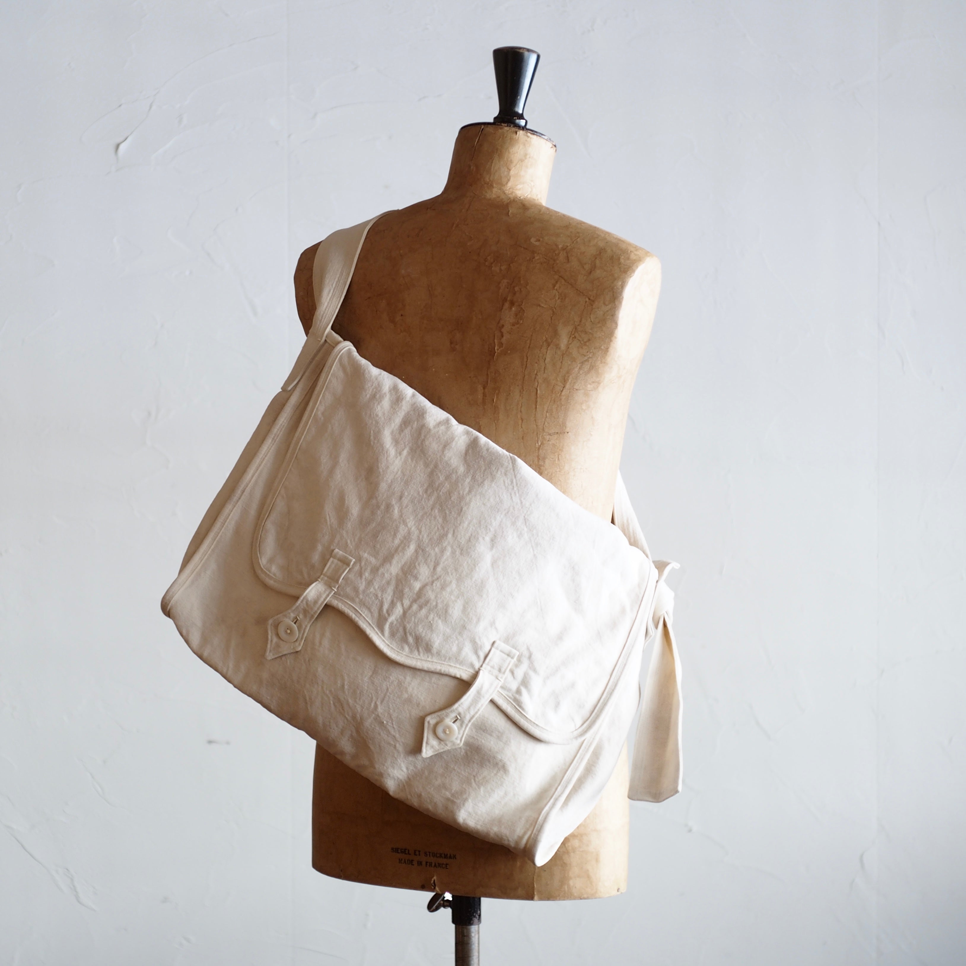NORA BAG~type postman~japan old linen fabric
