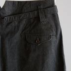 NORA WORK PANTS~japan old black cotton fabric~