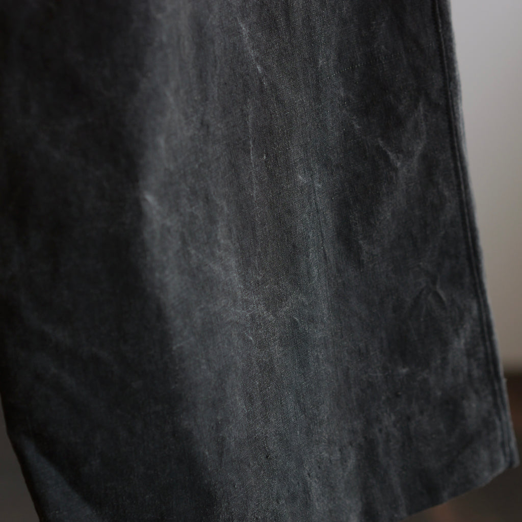NORA WORK PANTS~japan old black cotton fabric~