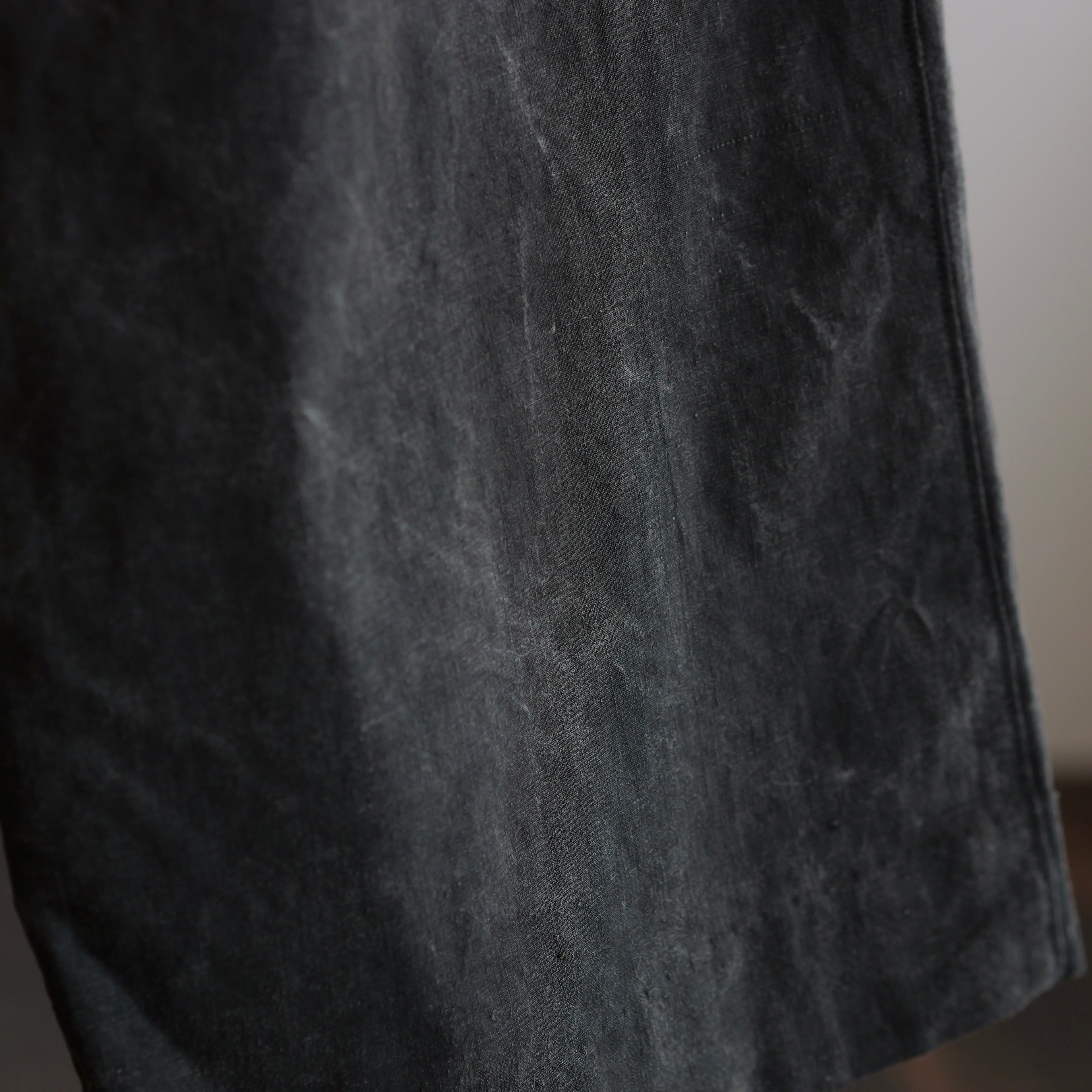 NORA WORK PANTS~japan old black cotton fabric~
