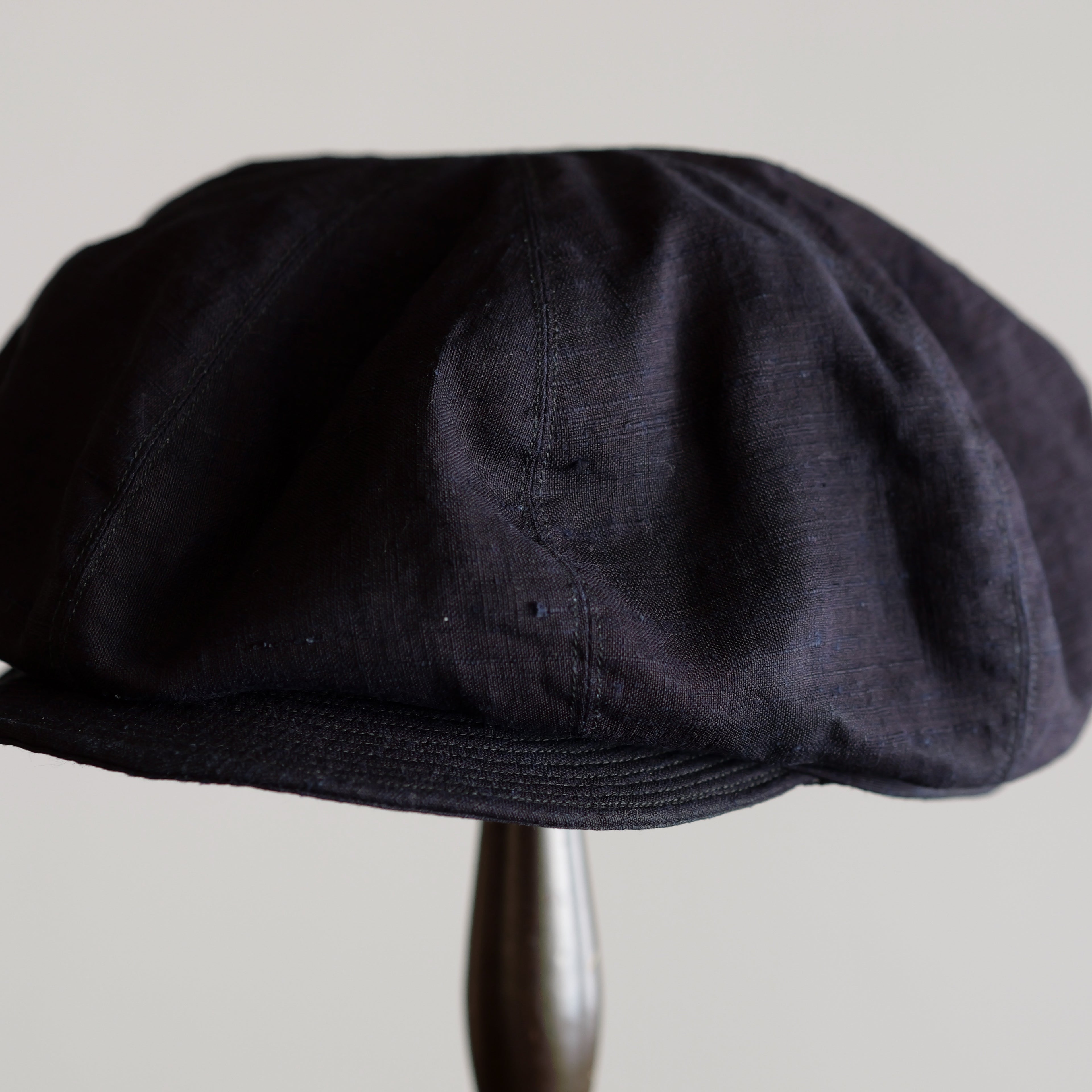 NORA CAP ~type newsboy~60 japan old indigo silk fabric
