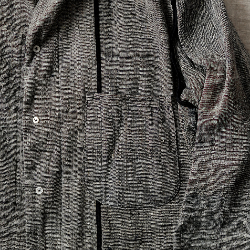 NORA JACKET -antique japanese cotton/hemp-