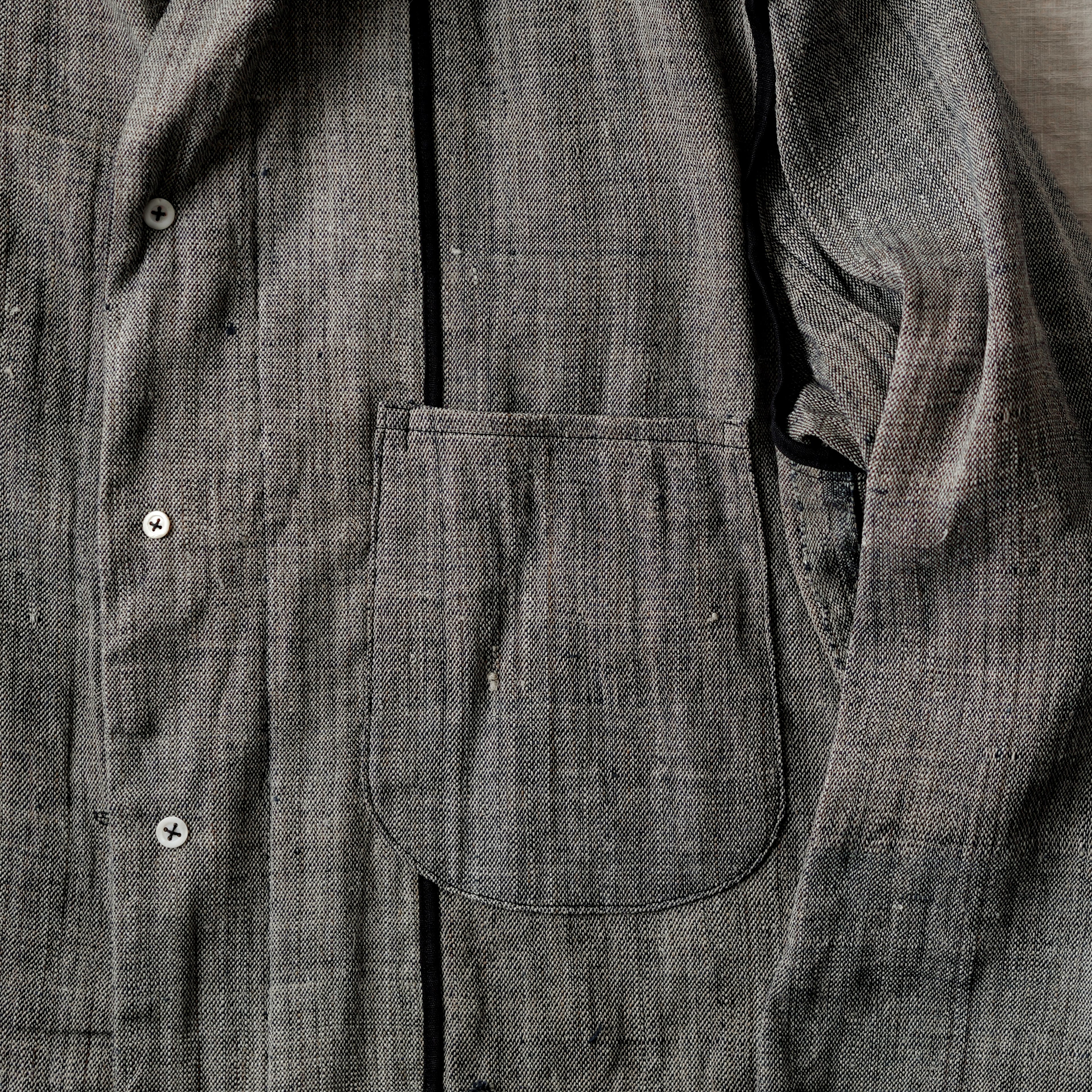 NORA JACKET -antique japanese cotton/hemp-