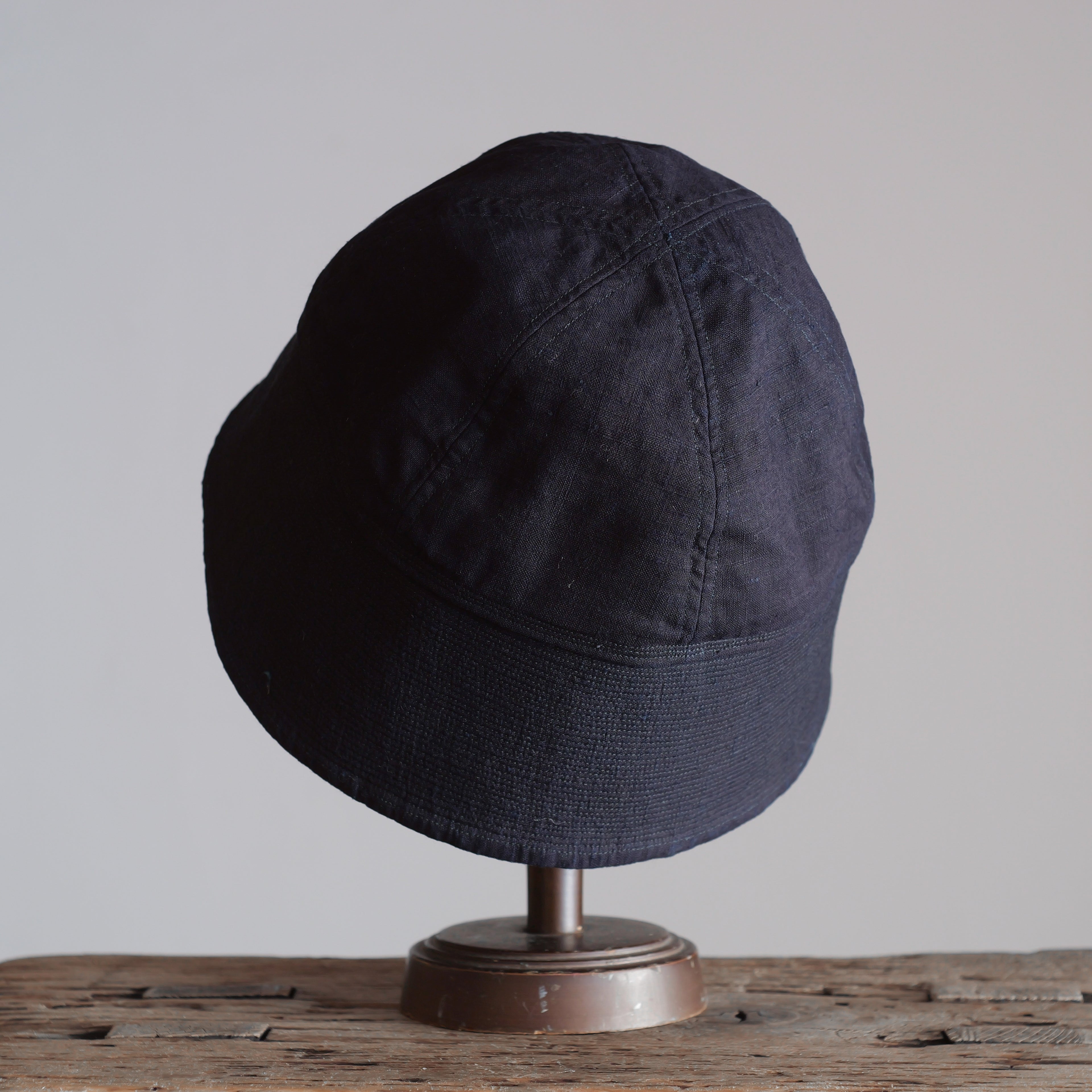 NORA HAT ~type 1st~japan old indigo silk fabric⓵
