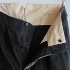 NORA WORK PANTS~japan old black cotton fabric~