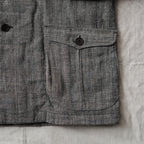 NORA JACKET -antique japanese cotton/hemp-