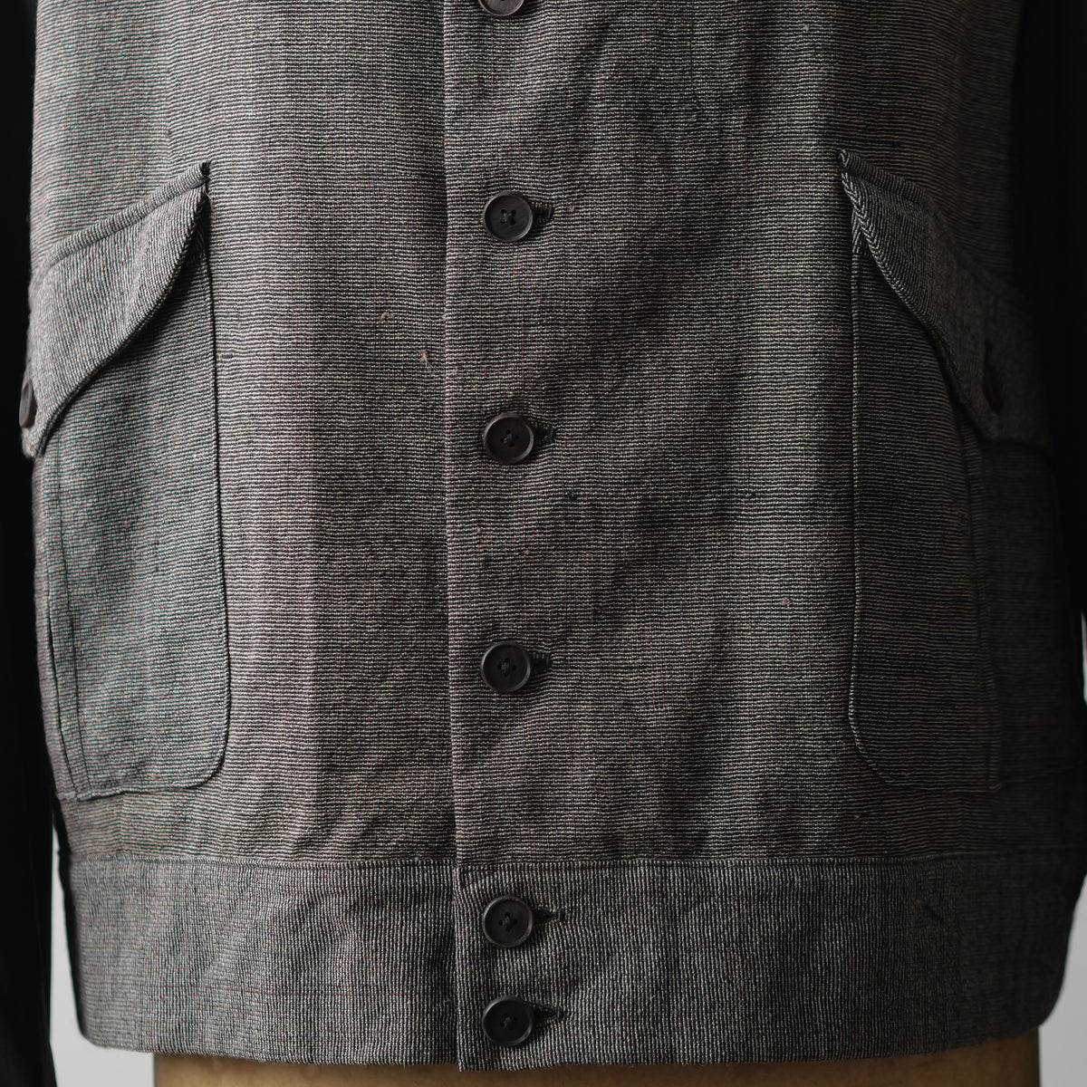 NORA SHORT JACKET~Japan old wool fabric~