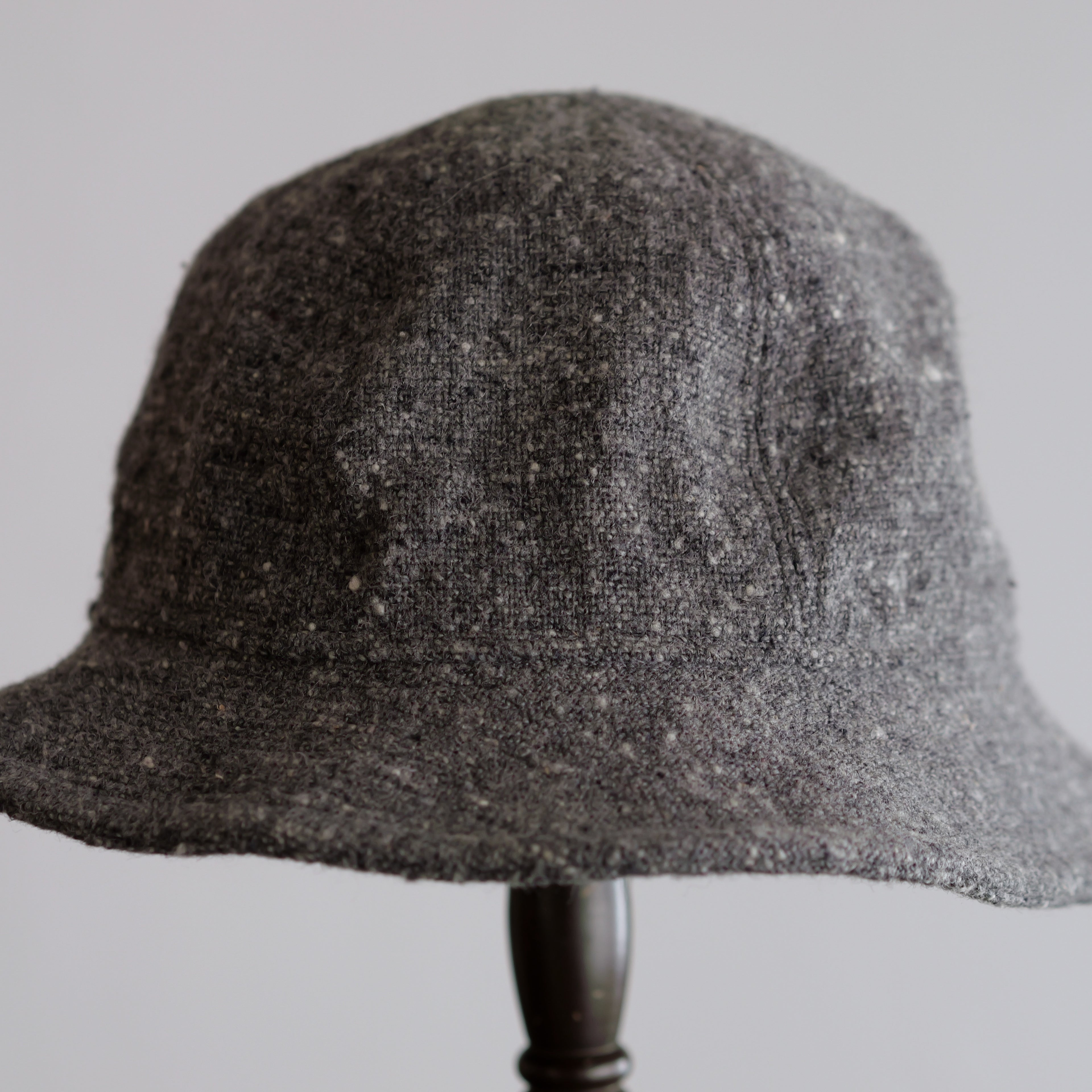 NORA HAT ~type 2nd~japan old handwoven wool fabric