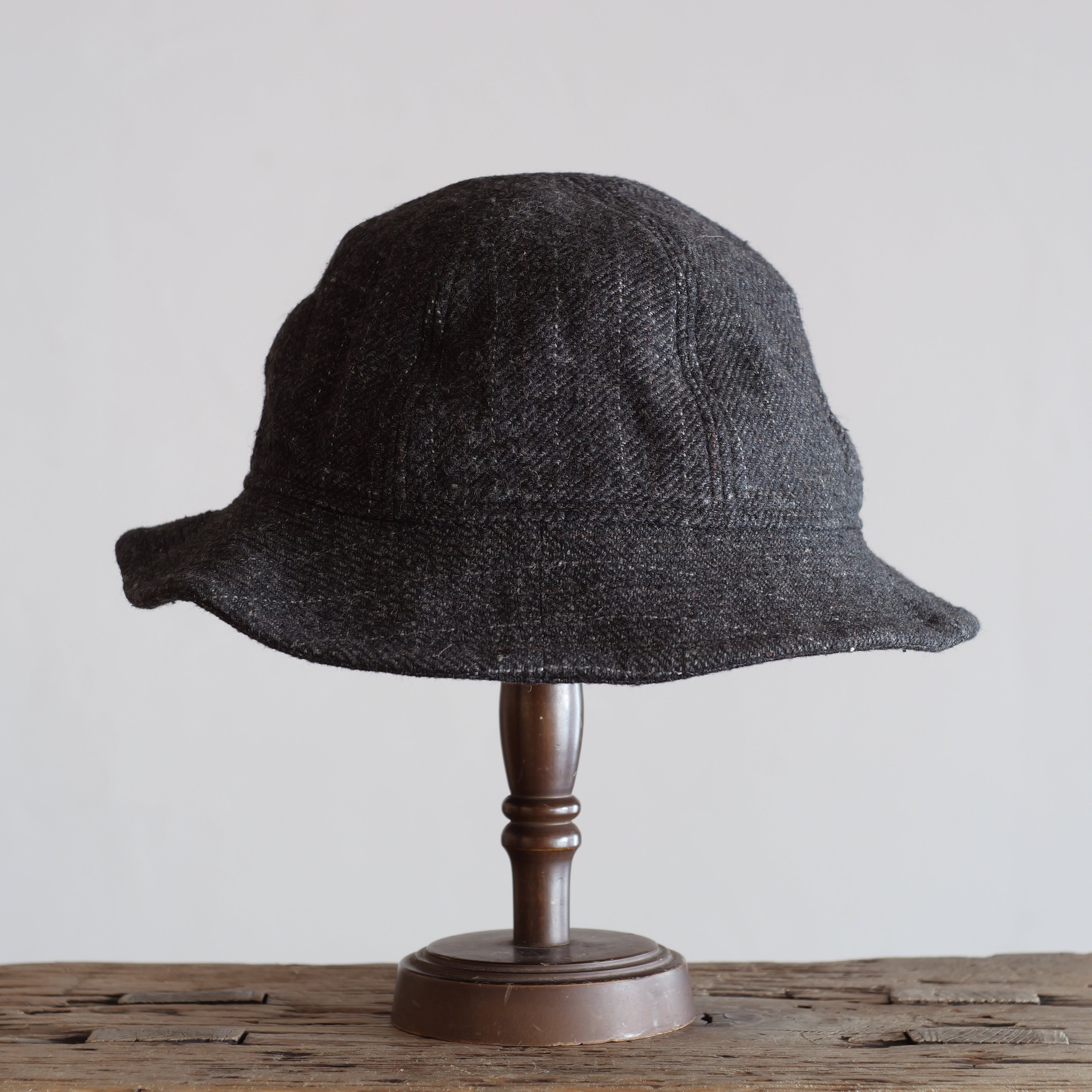 NORA HAT ~type 2nd~japan old wool stripe fabric