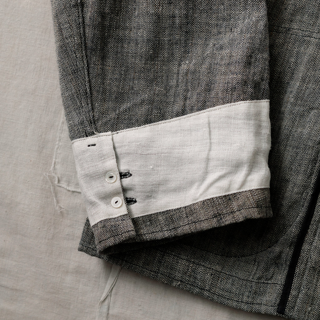 NORA JACKET -antique japanese cotton/hemp-