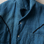 NORA JACKET -antique japanese indigo hemp-