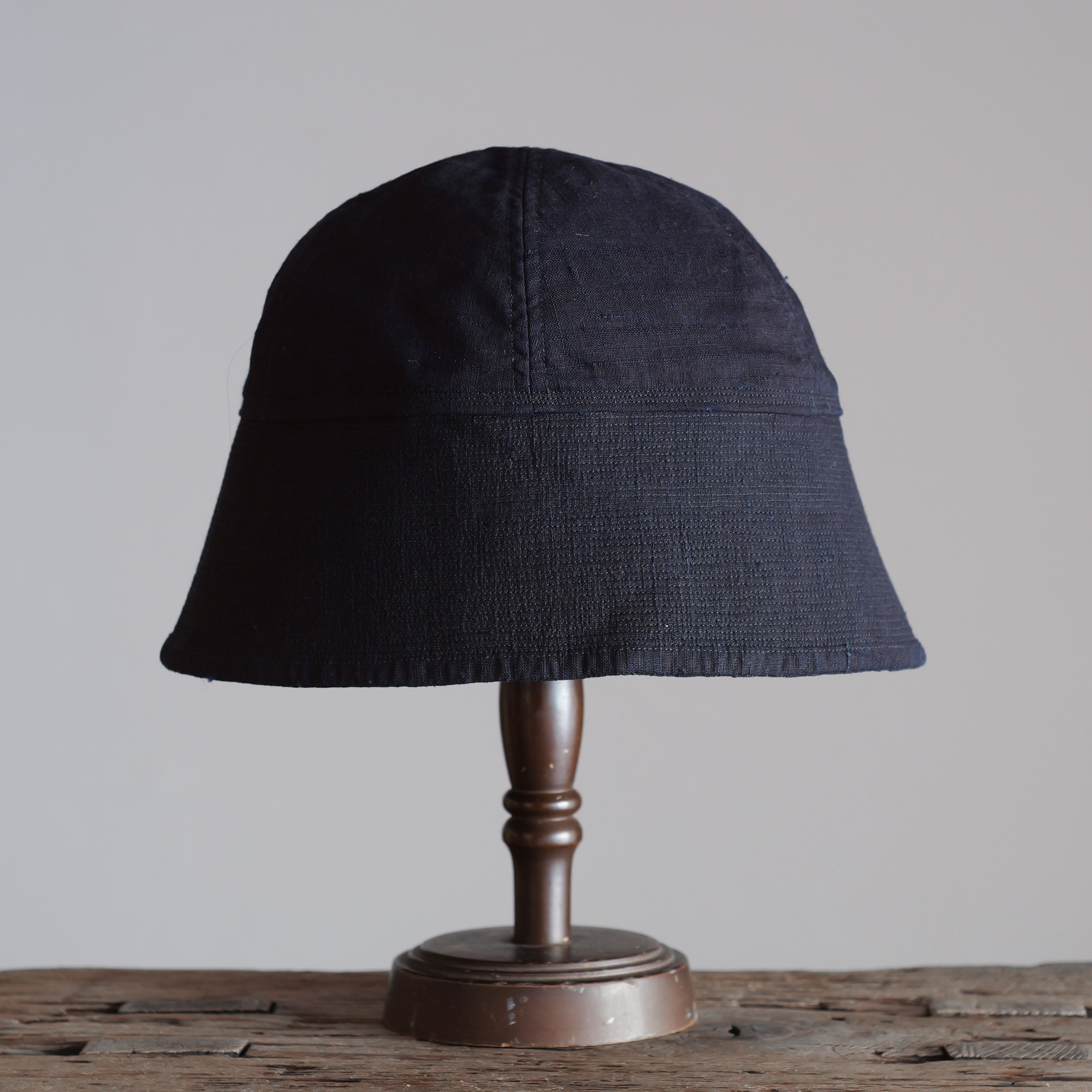 NORA HAT ~type 1st~japan old indigo silk fabric⓶