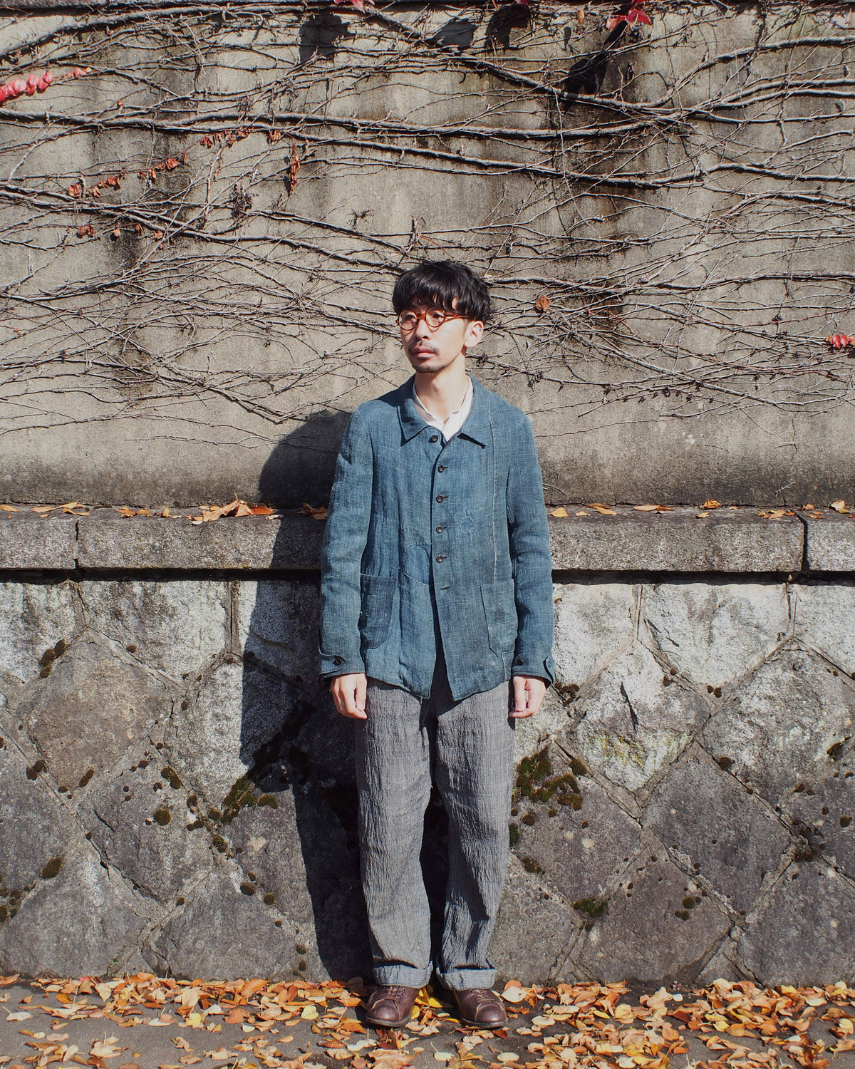 NORA JACKET~Japan old hemp fabric~