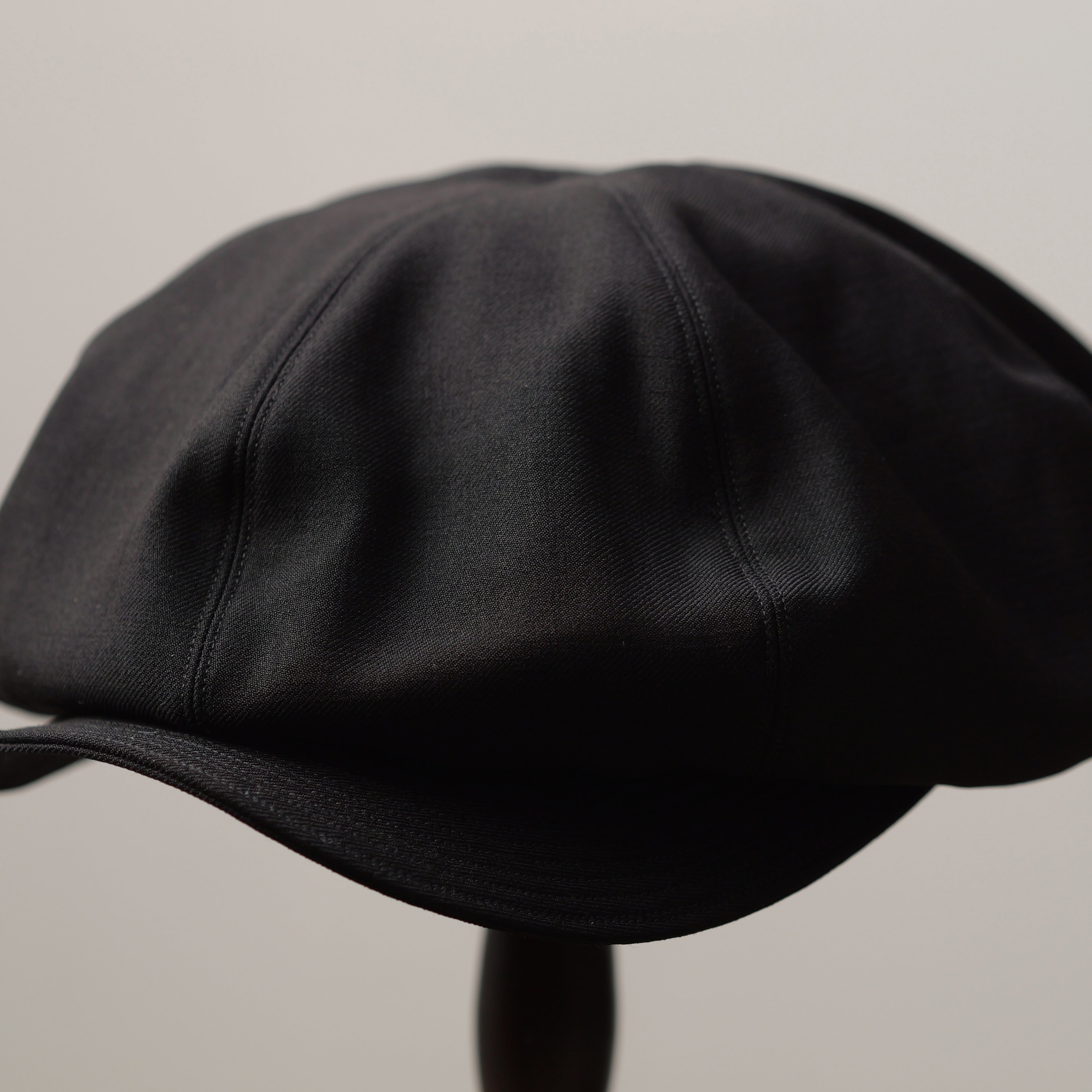 NORA CAP ~type newsboy~61 japan old wool gabardine fabric