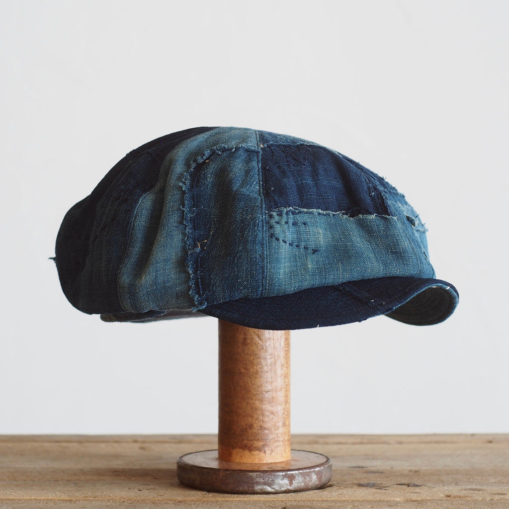 BORO(襤褸)CAP ~type newsboy~60 meiji-taisho