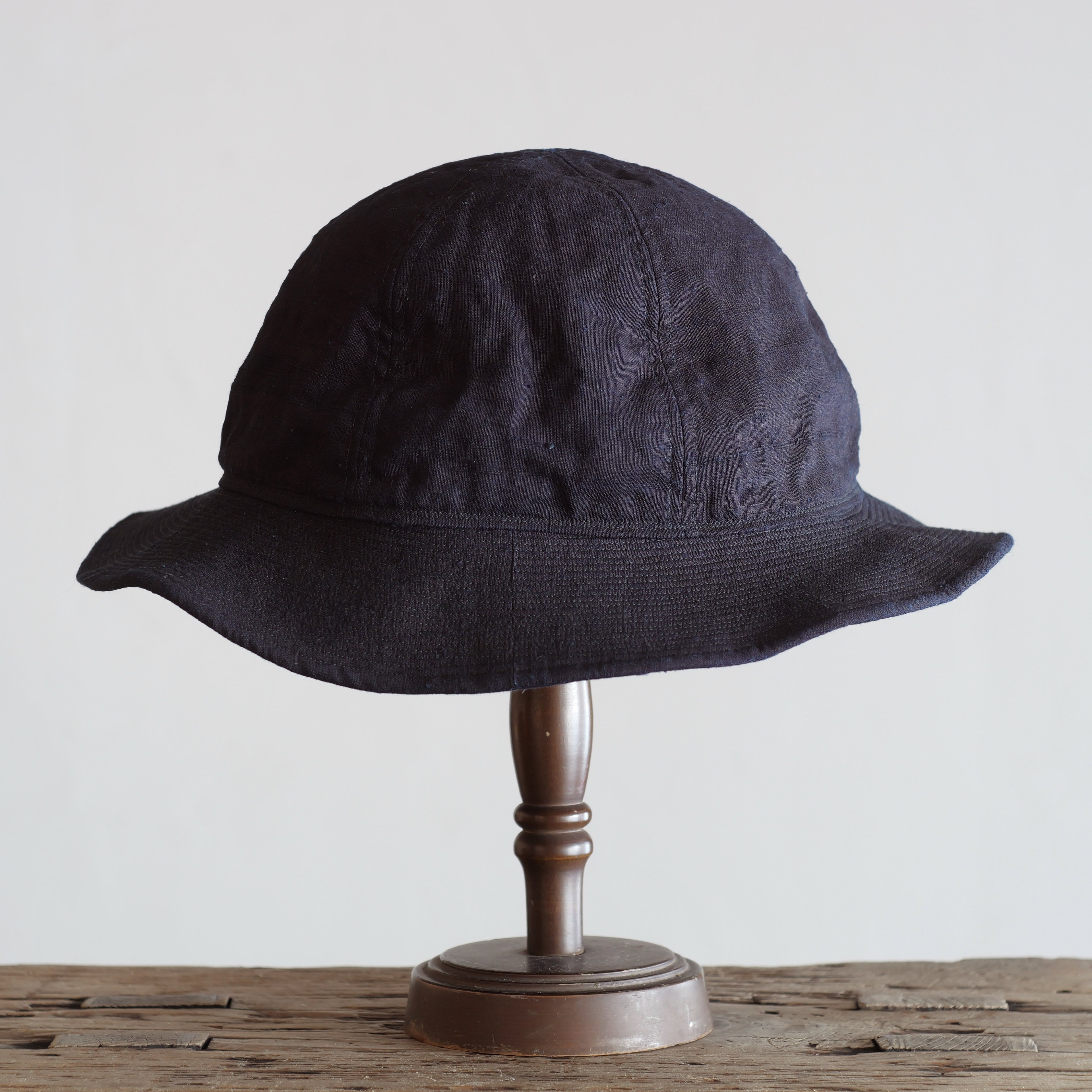 NORA HAT ~type 2nd~japan old indigo silk fabric
