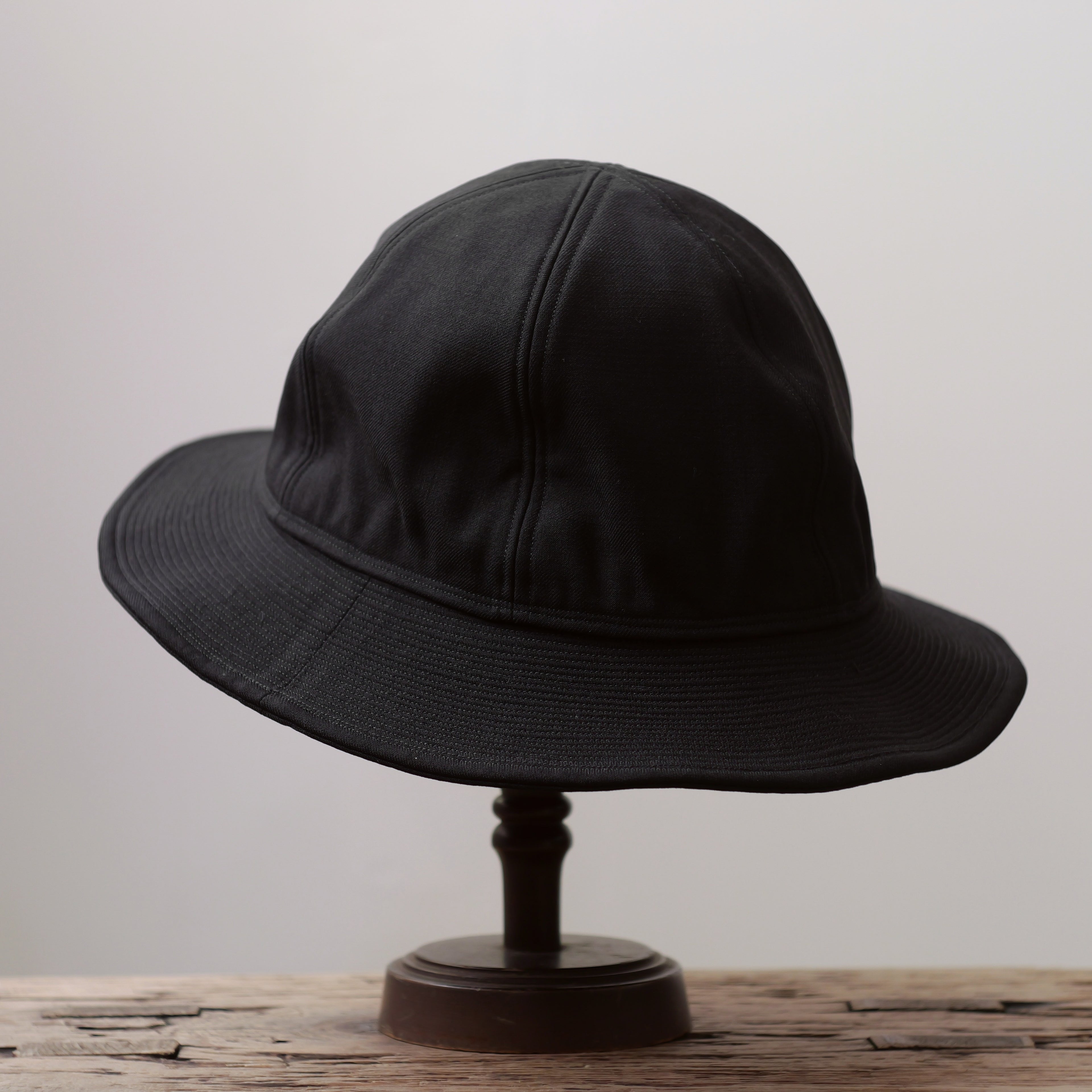NORA HAT ~type 2nd~japan old wool gabardine fabric②
