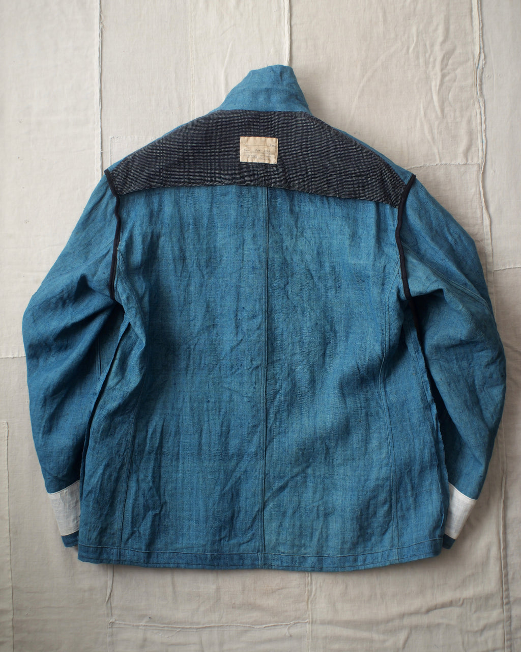NORA JACKET -antique japanese indigo hemp-