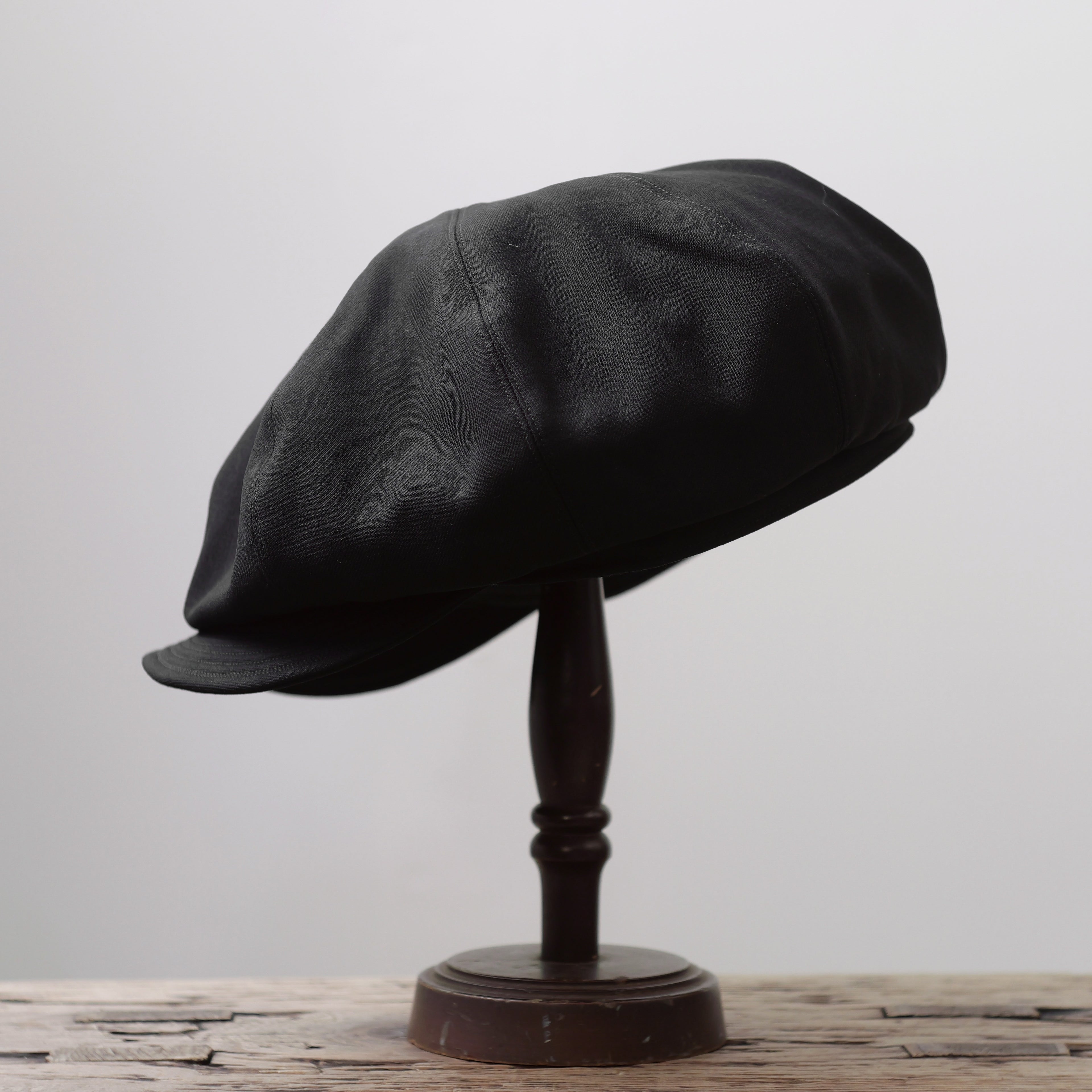 NORA CAP ~type newsboy~60 japan old wool gabardine fabric