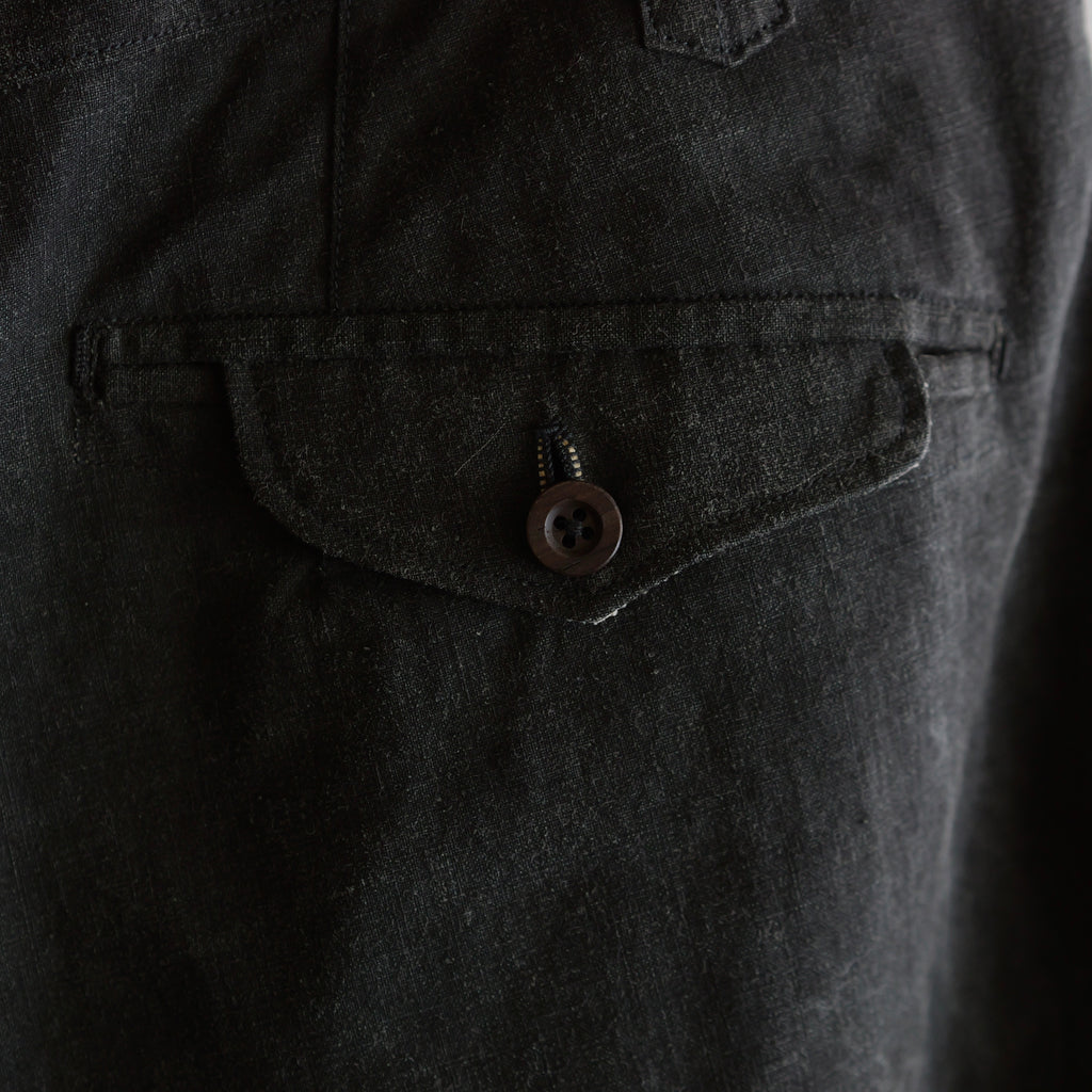NORA WORK PANTS~japan old black cotton fabric~
