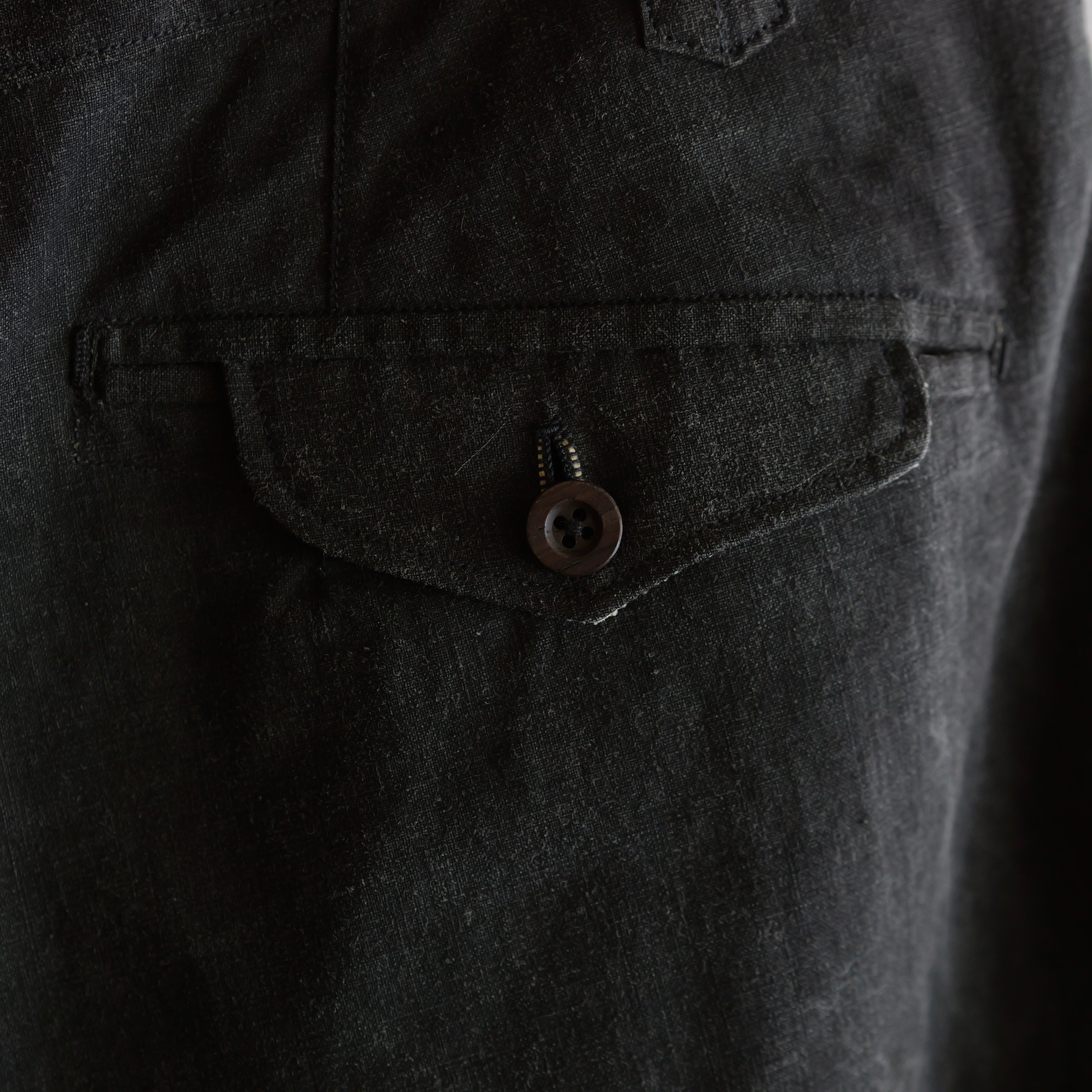 NORA WORK PANTS~japan old black cotton fabric~