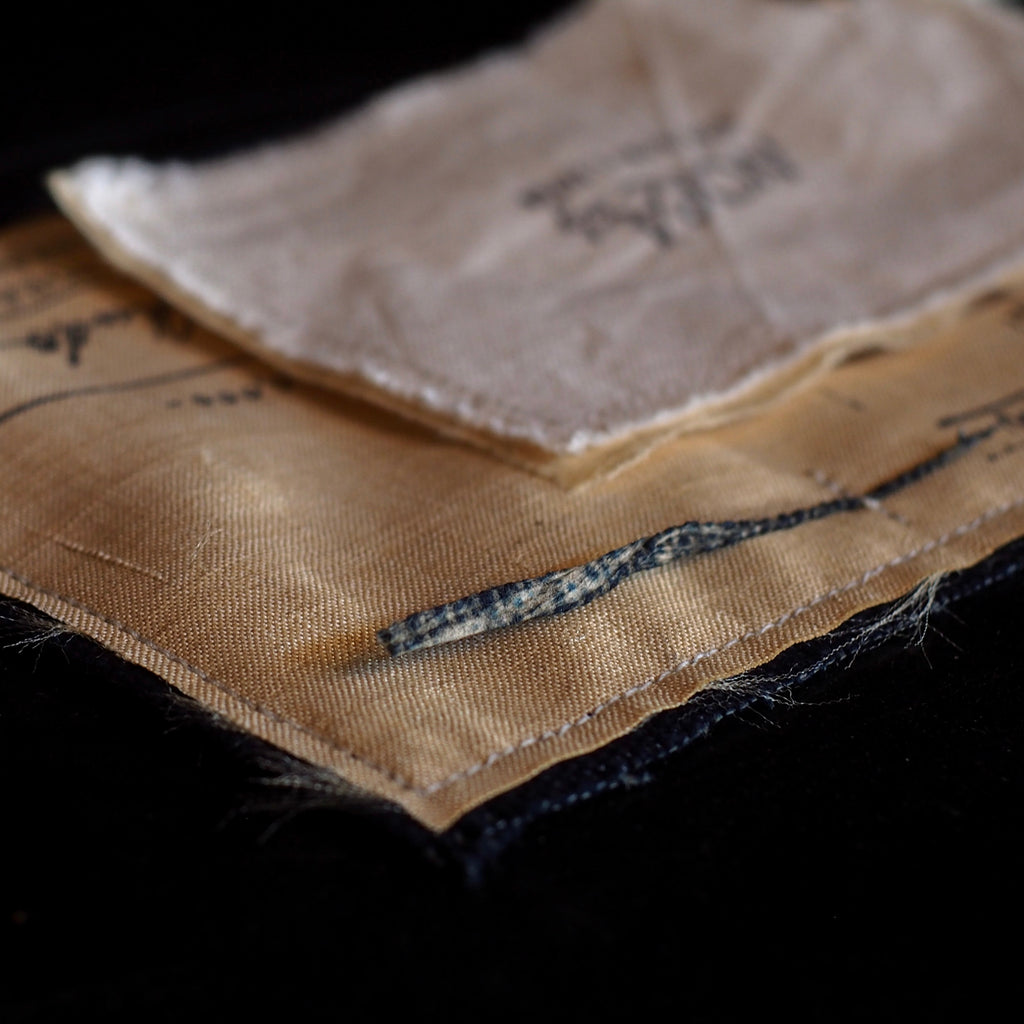 NORA WORK PANTS~japan old indigo paper fabric~