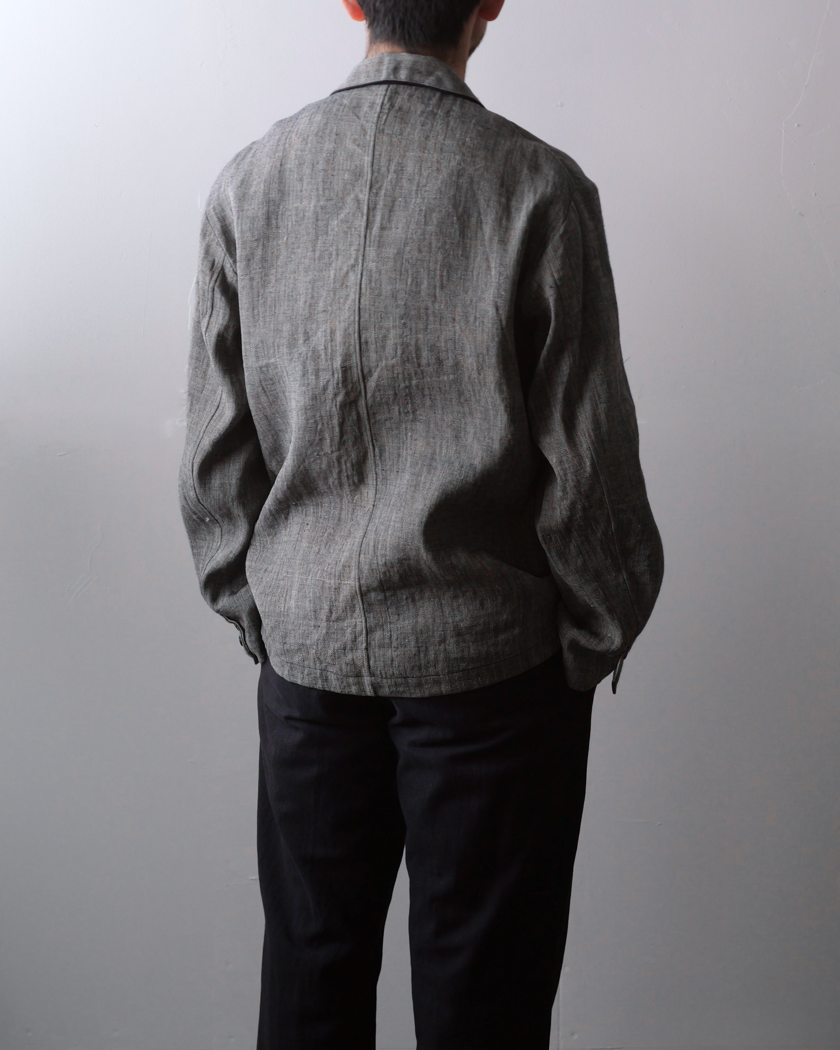 NORA JACKET -antique japanese cotton/hemp-