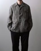NORA JACKET -antique japanese cotton/hemp-
