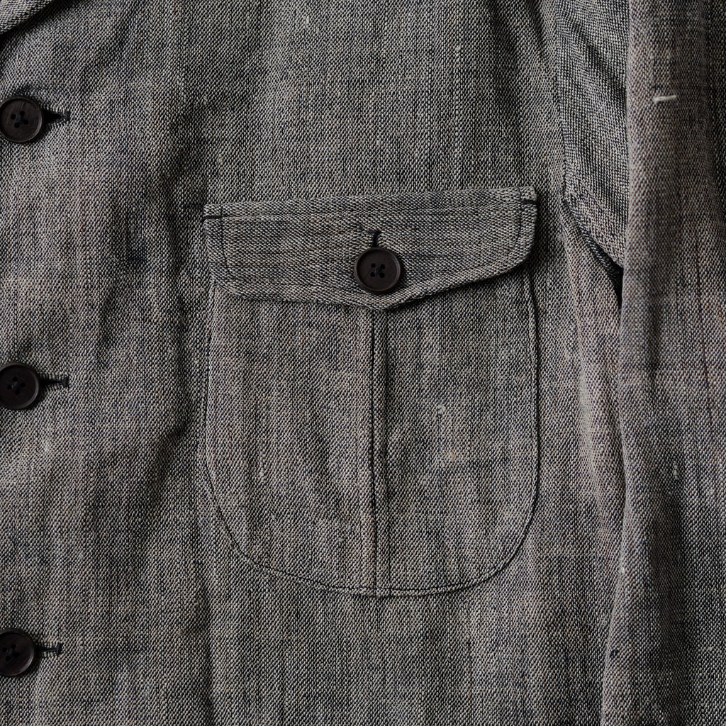 NORA JACKET -antique japanese cotton/hemp-