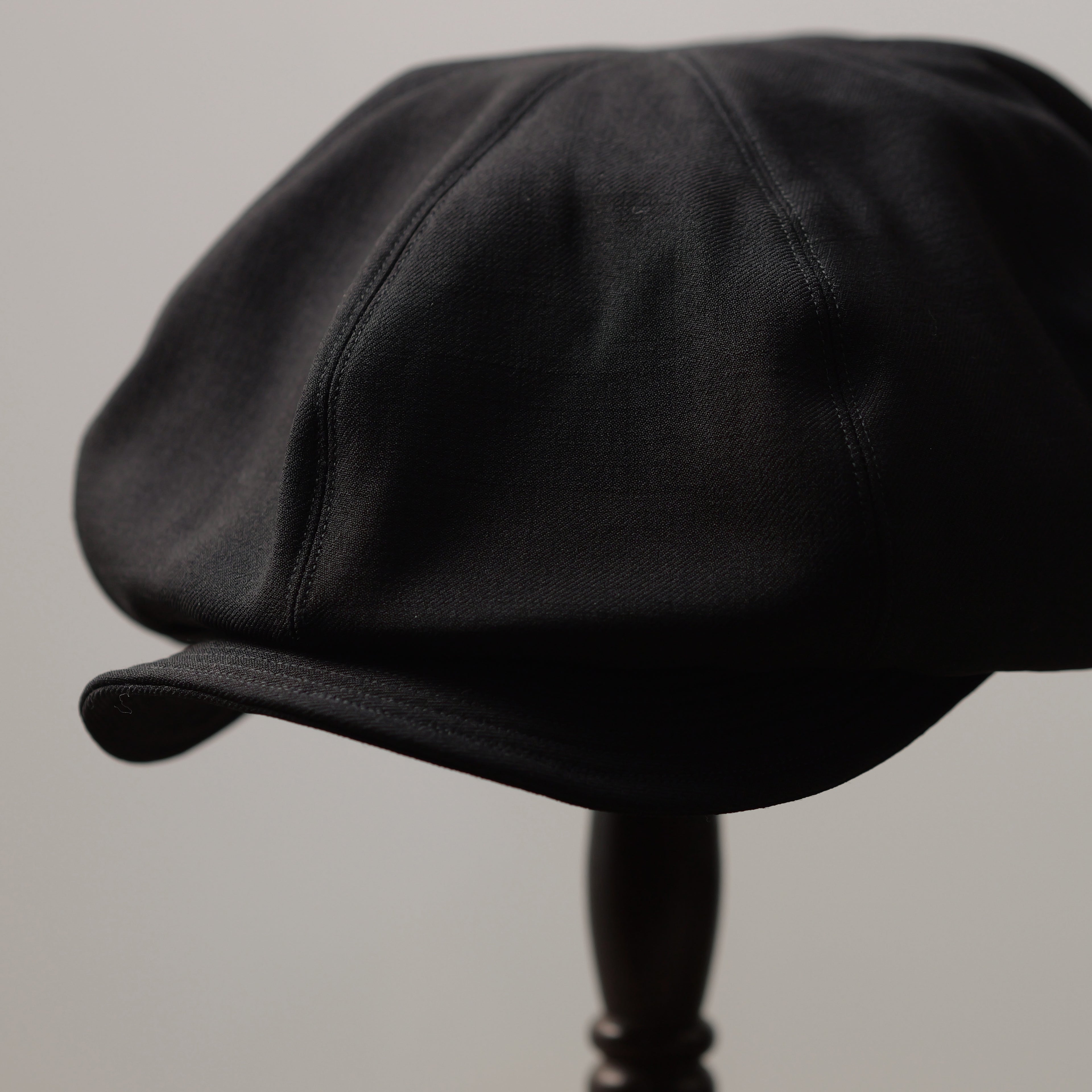 NORA CAP ~type newsboy~60 japan old wool gabardine fabric