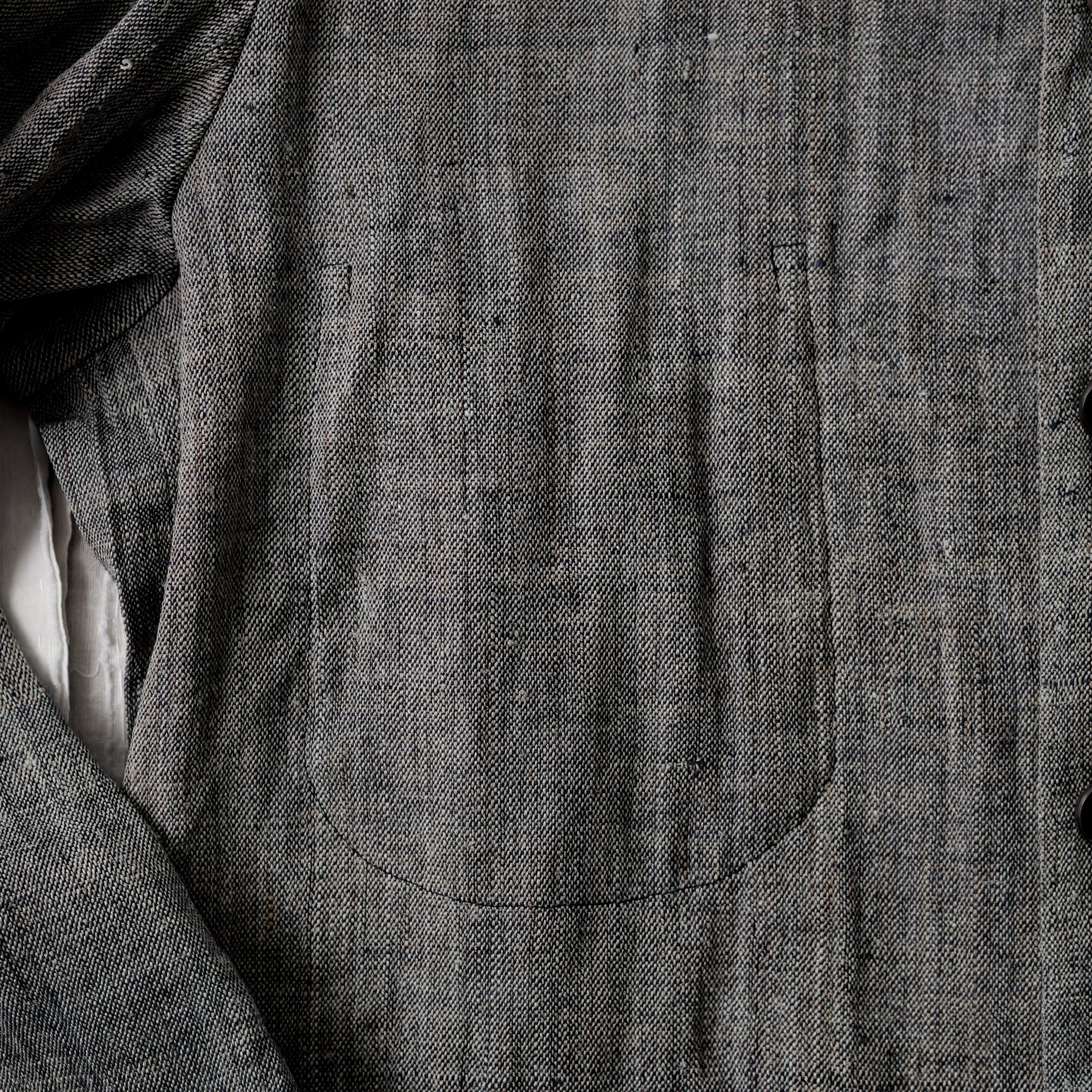 NORA JACKET -antique japanese cotton/hemp-