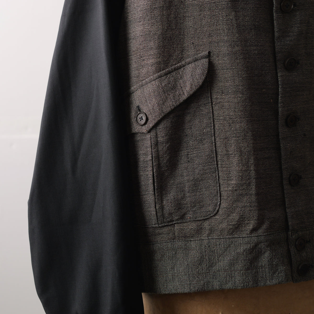 NORA SHORT JACKET~Japan old wool fabric~