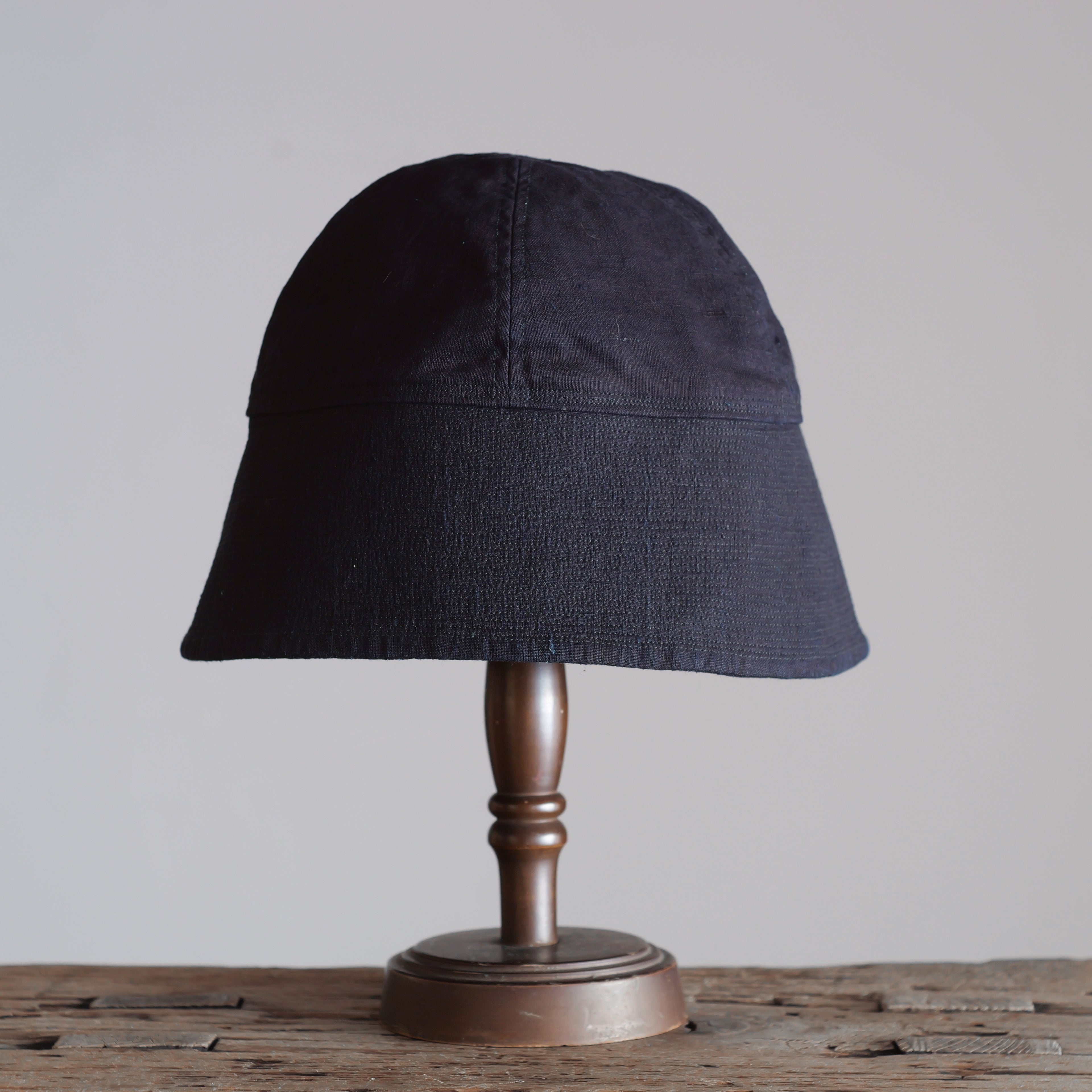 NORA HAT ~type 1st~japan old indigo silk fabric⓵