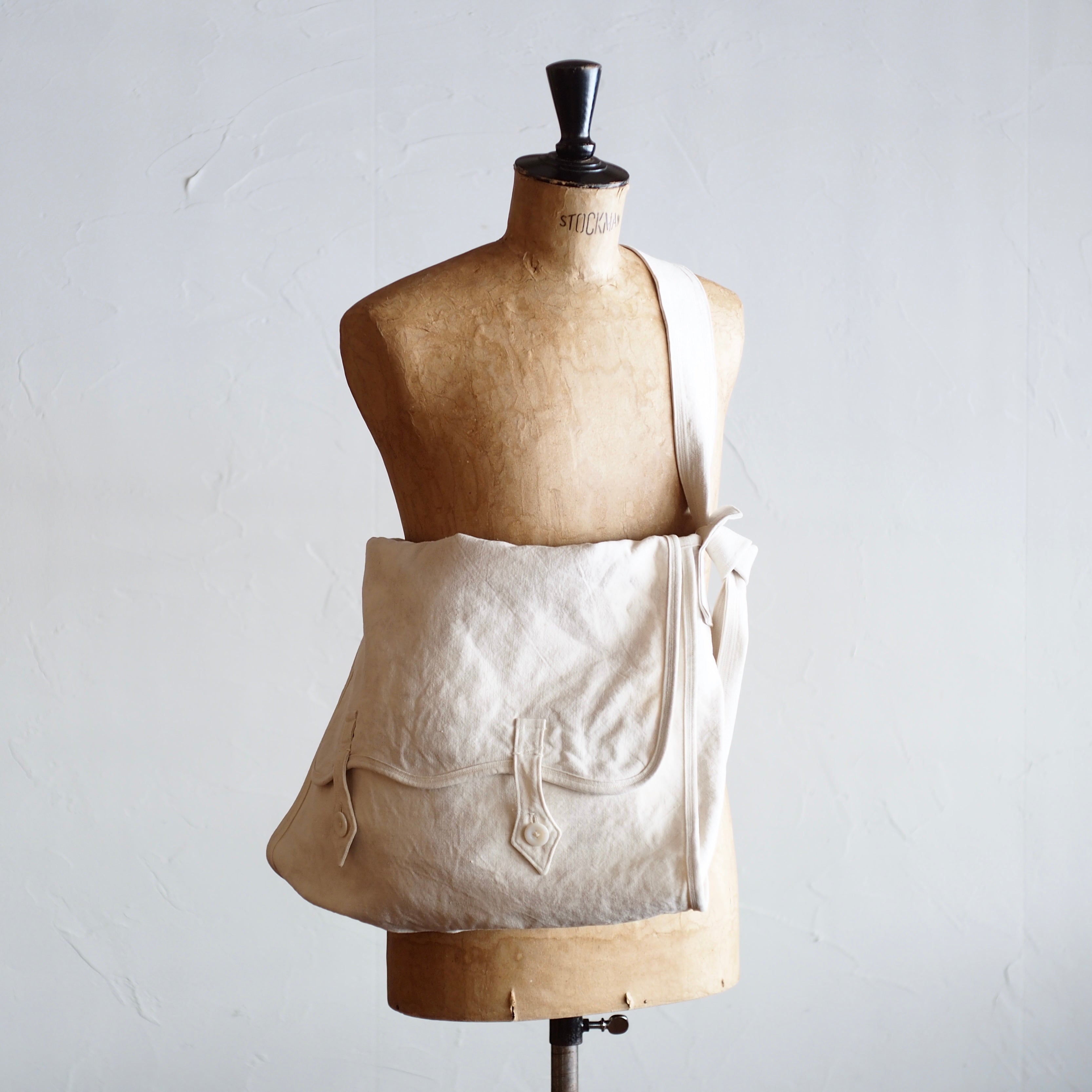 NORA BAG~type postman~japan old linen fabric