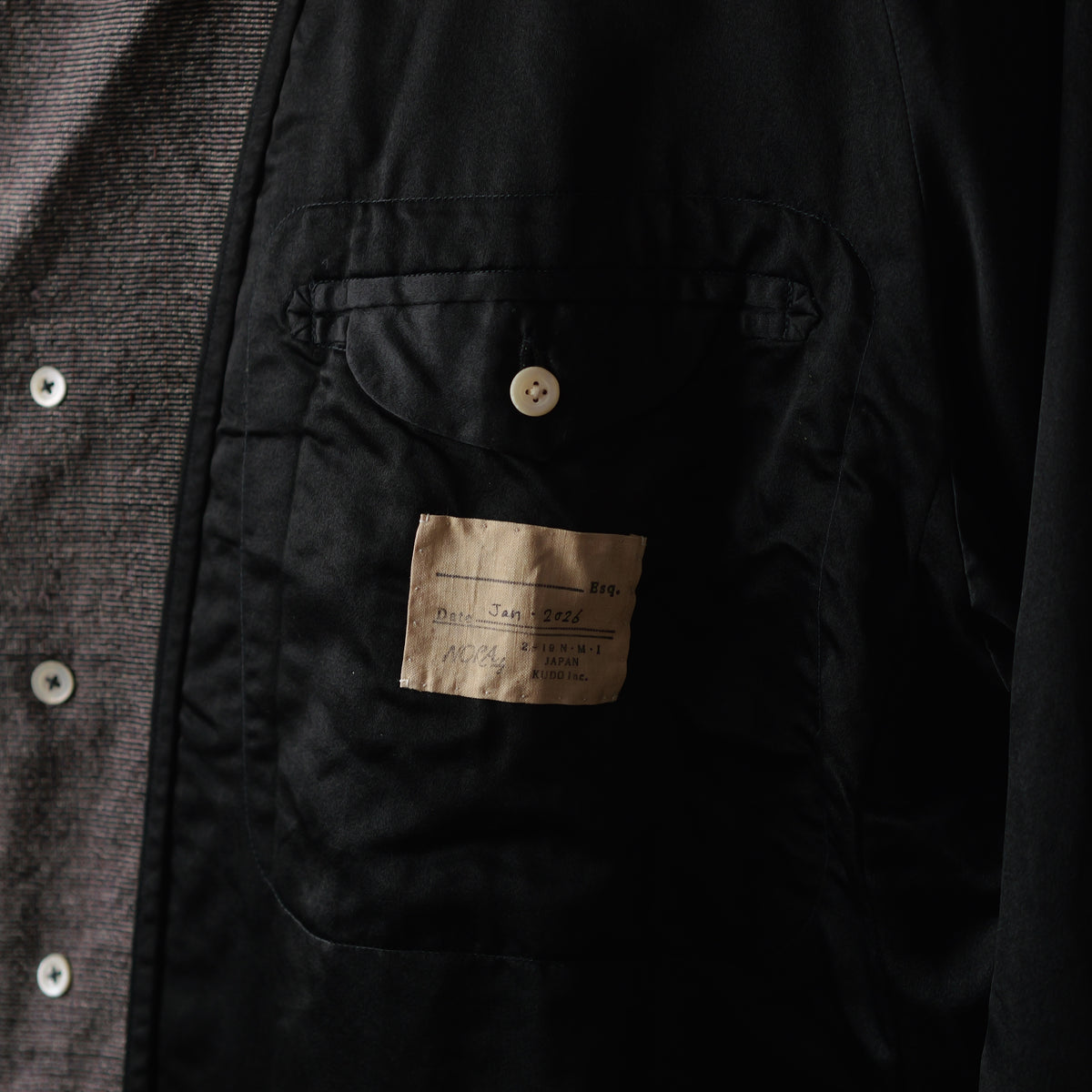 NORA SHORT JACKET~Japan old wool fabric~
