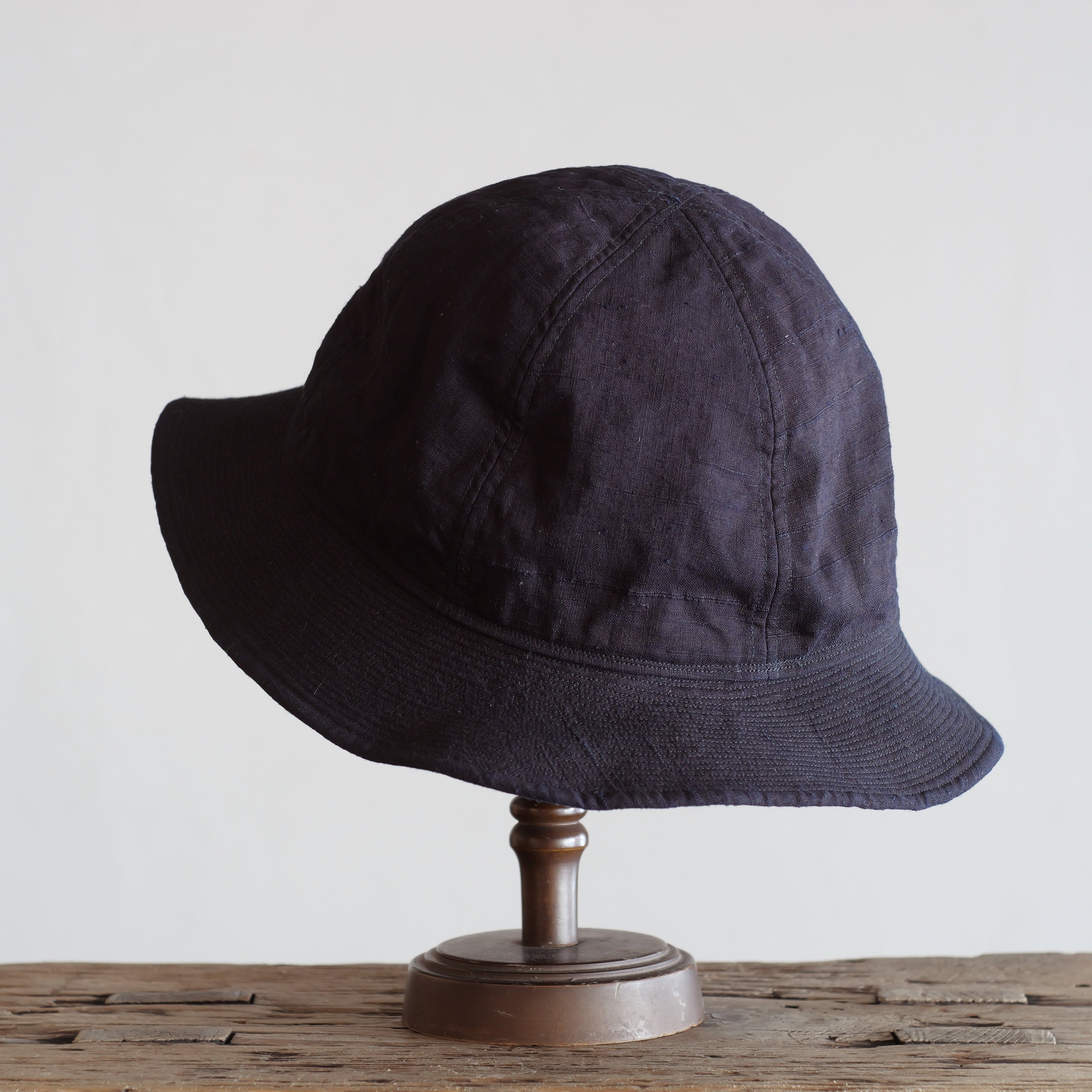 NORA HAT ~type 2nd~japan old indigo silk fabric