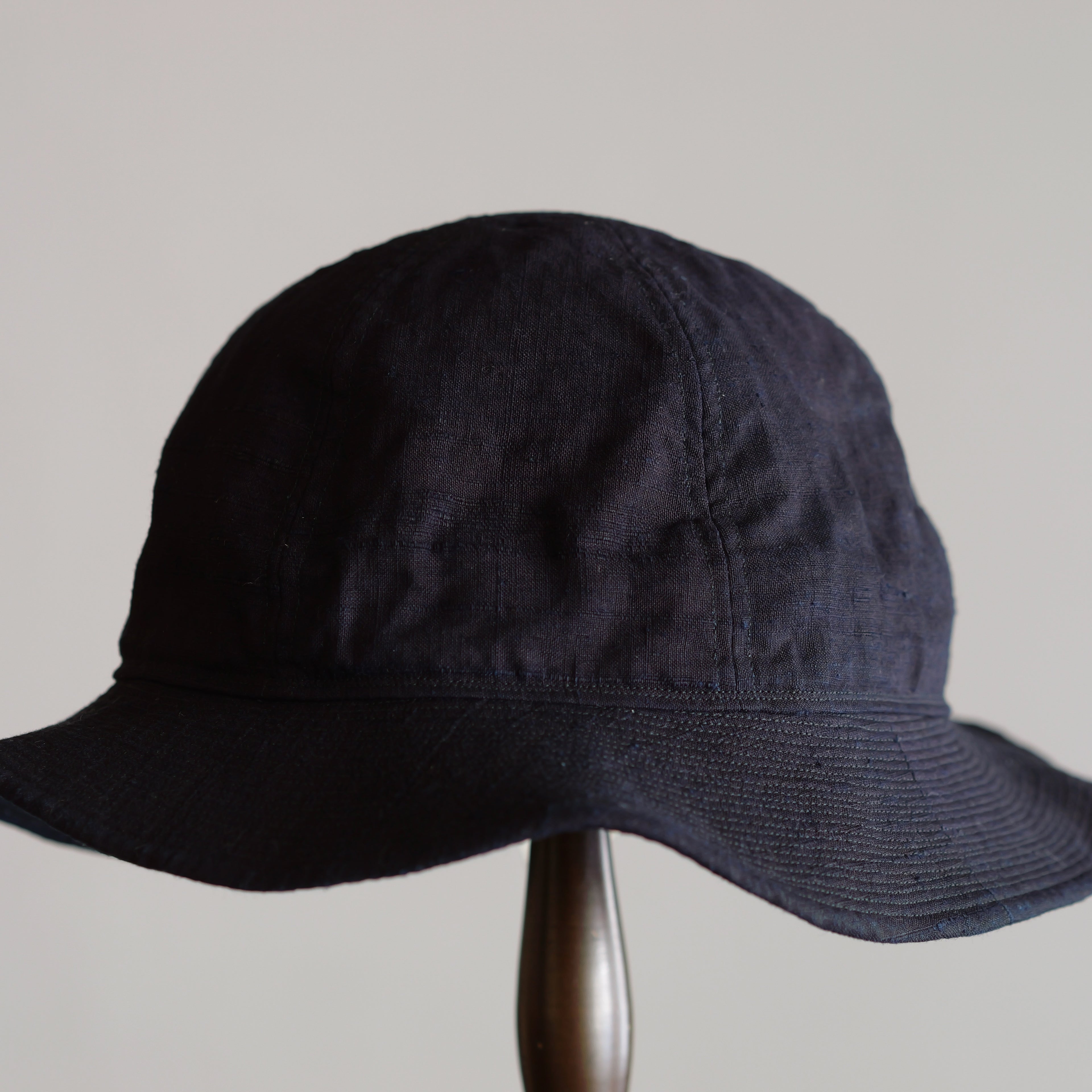 NORA HAT ~type 2nd~japan old indigo silk fabric