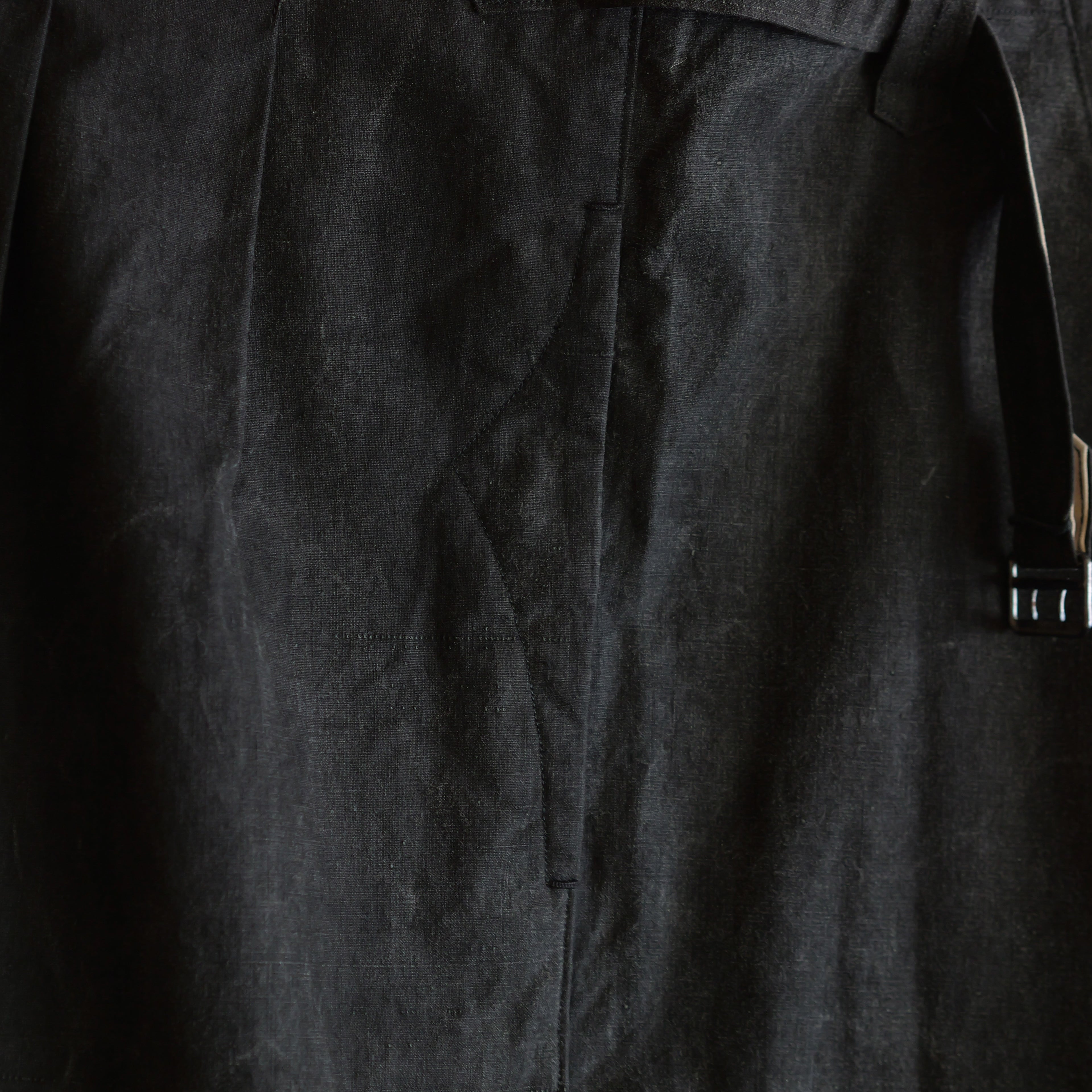 NORA WORK PANTS~japan old black cotton fabric~