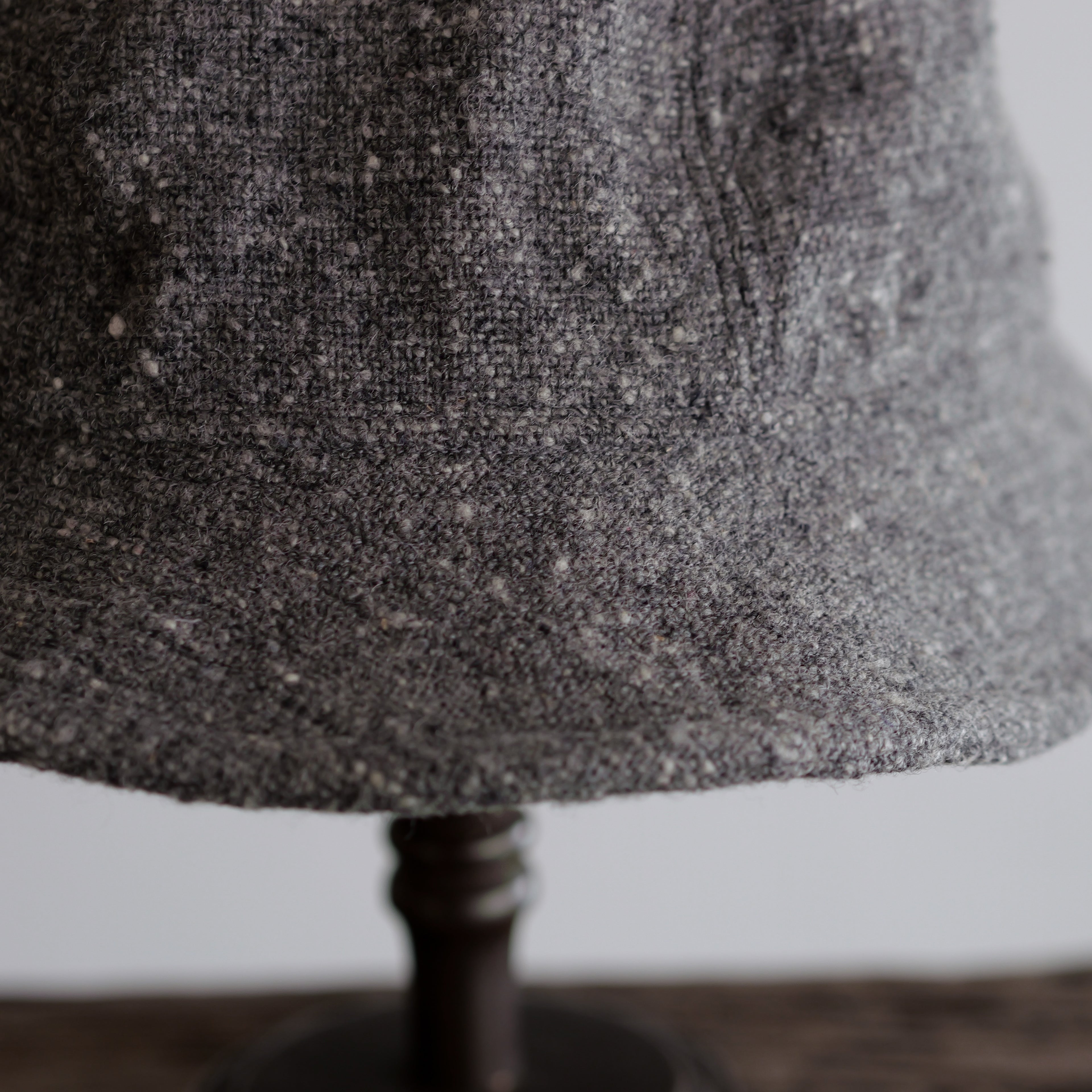 NORA HAT ~type 2nd~japan old handwoven wool fabric