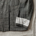 NORA JACKET -antique japanese cotton/hemp-