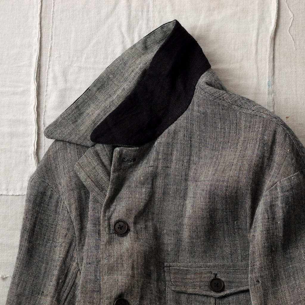NORA JACKET -antique japanese cotton/hemp-