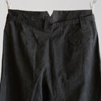 NORA WORK PANTS~japan old black cotton fabric~