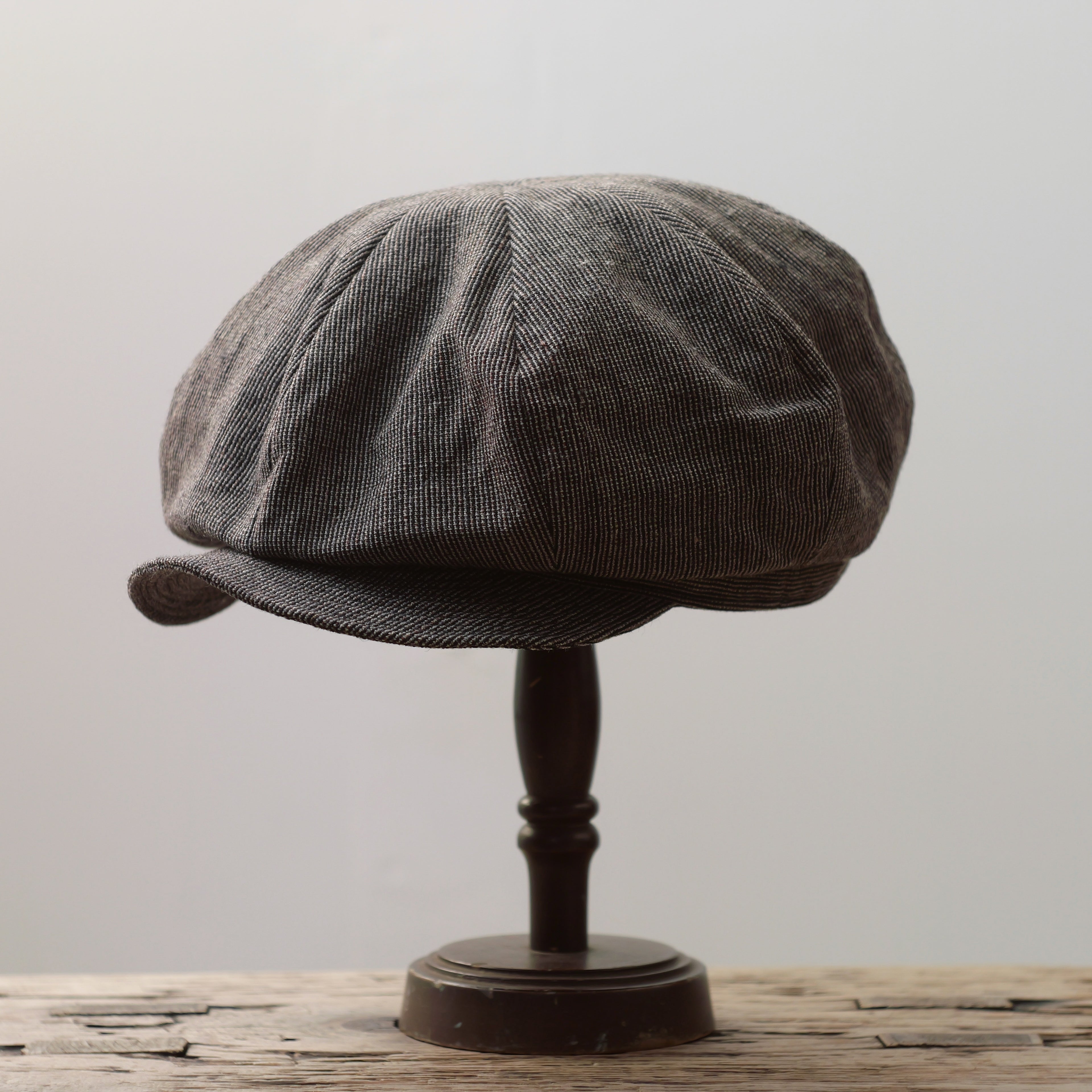 NORA CAP ~type newsboy~60 japan old wool fabric