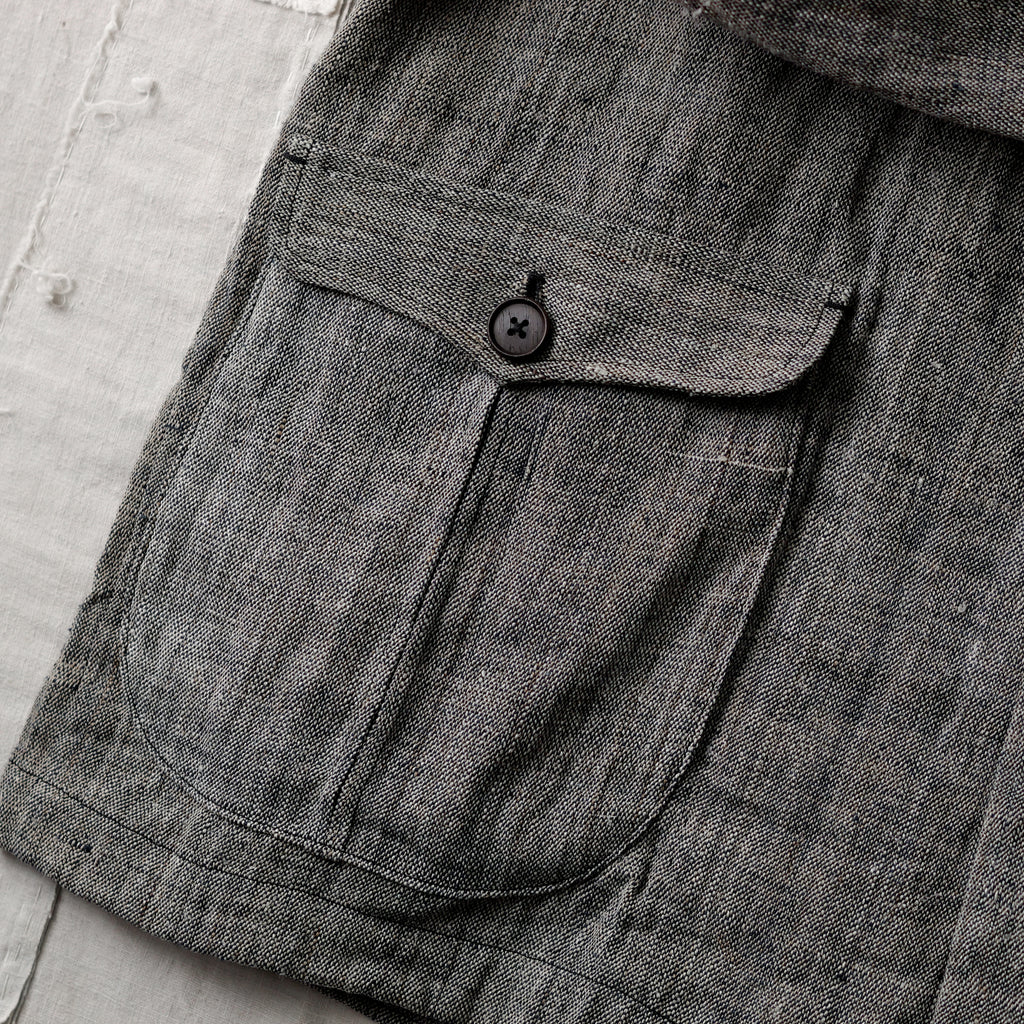 NORA JACKET -antique japanese cotton/hemp-