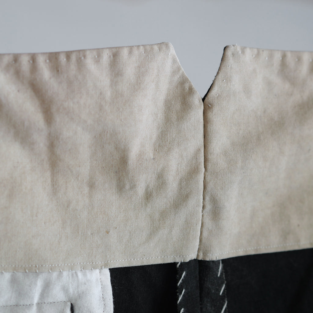 NORA WORK PANTS~japan old black cotton fabric~