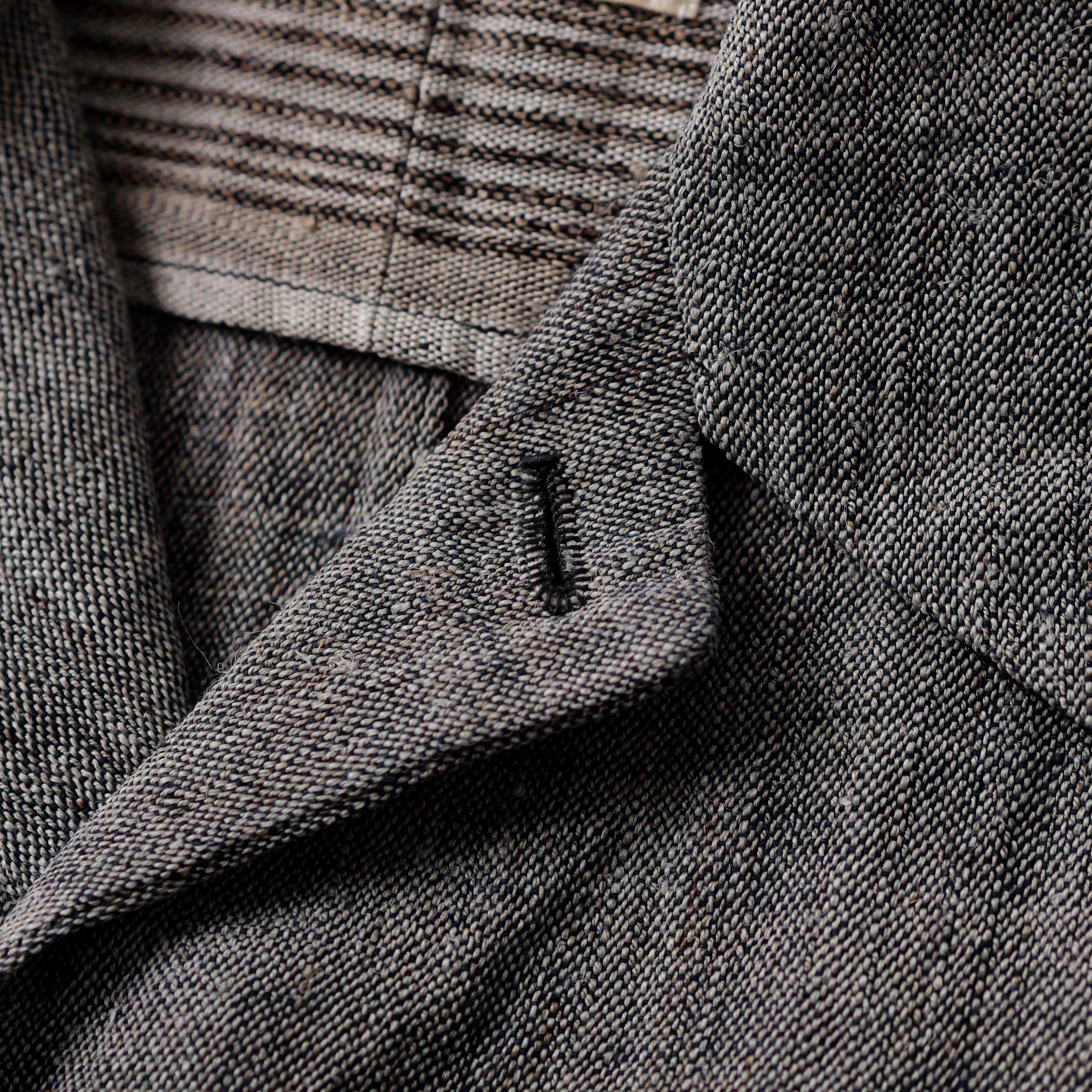 NORA JACKET -antique japanese cotton/hemp-