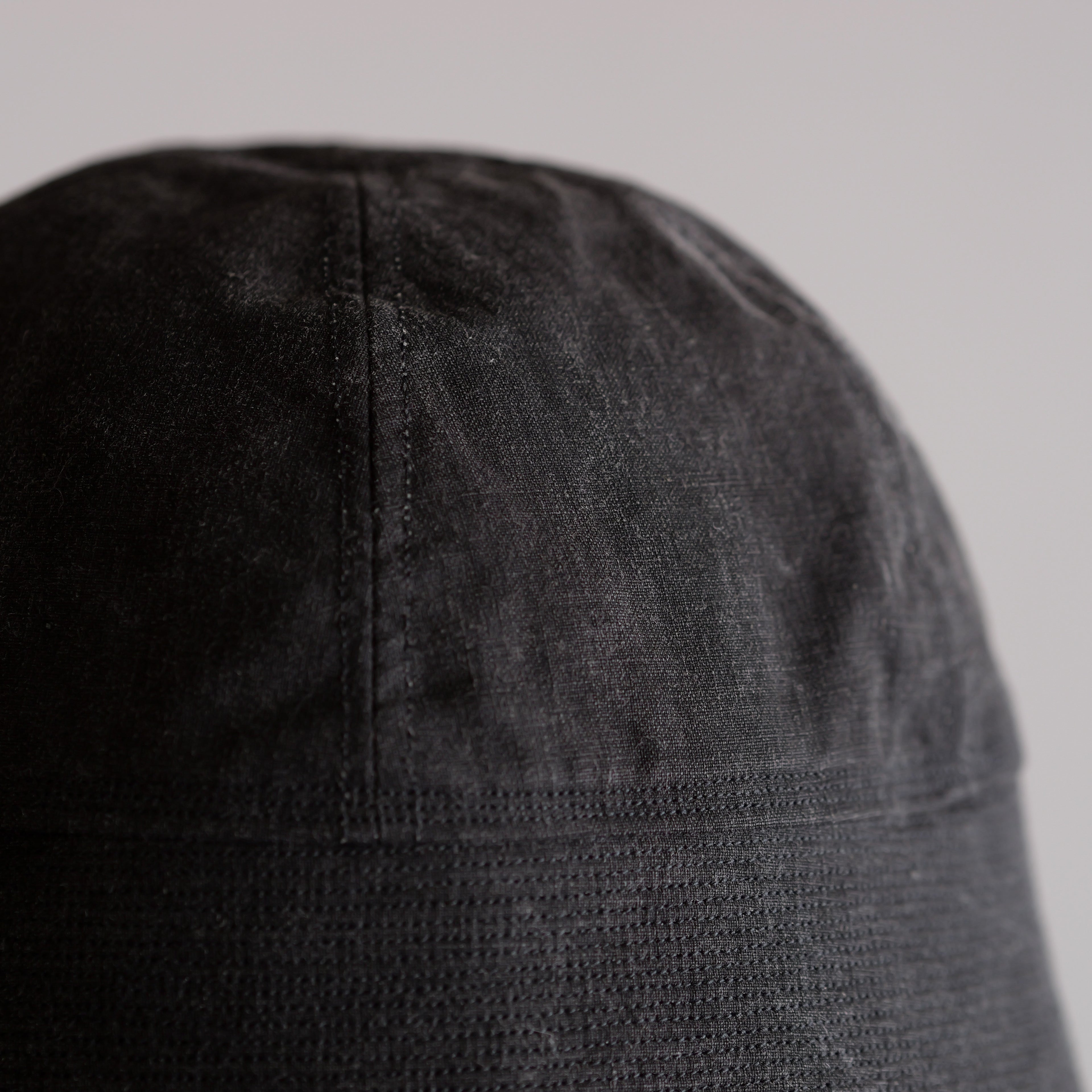 NORA HAT ~type 1st~japan old black cotton fabric⓶